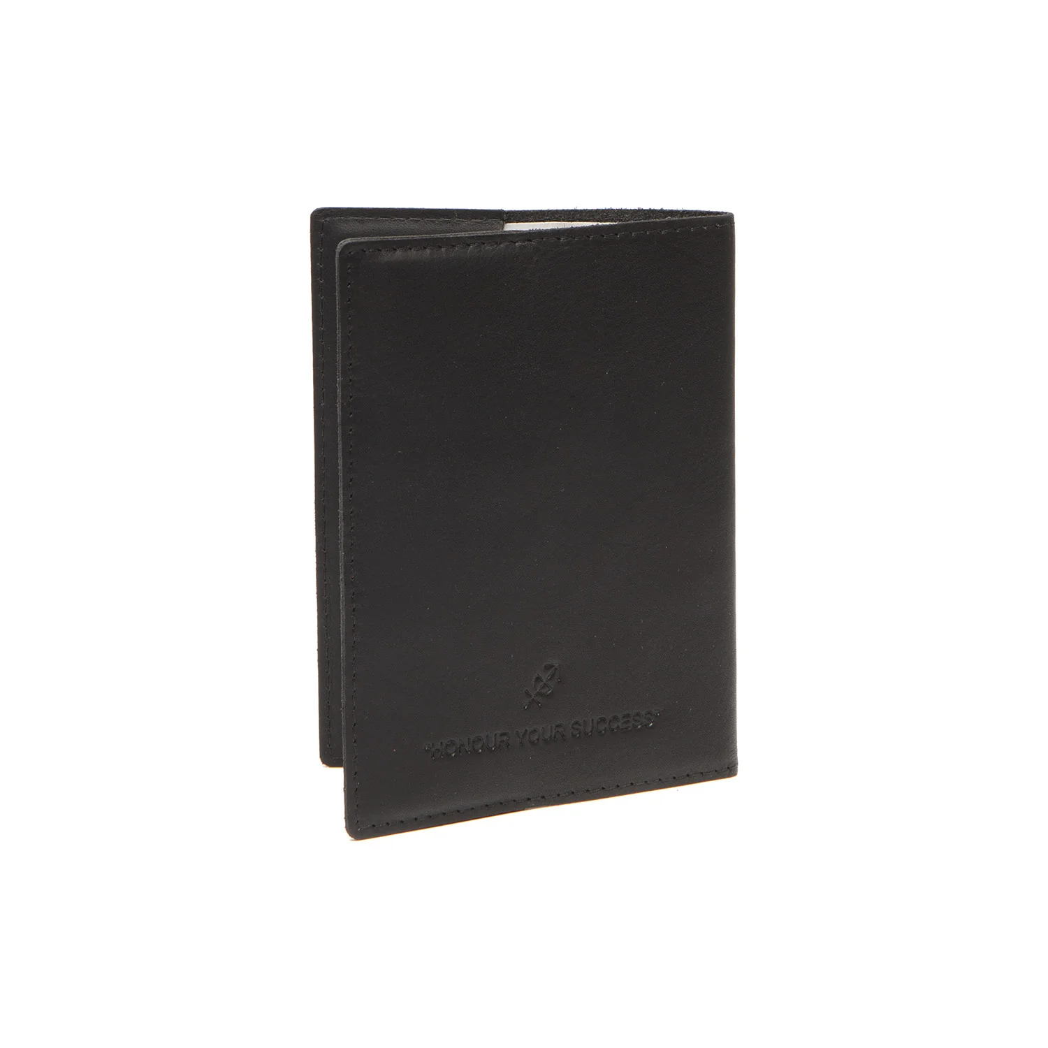 Leather Passport Case Black - Image 4
