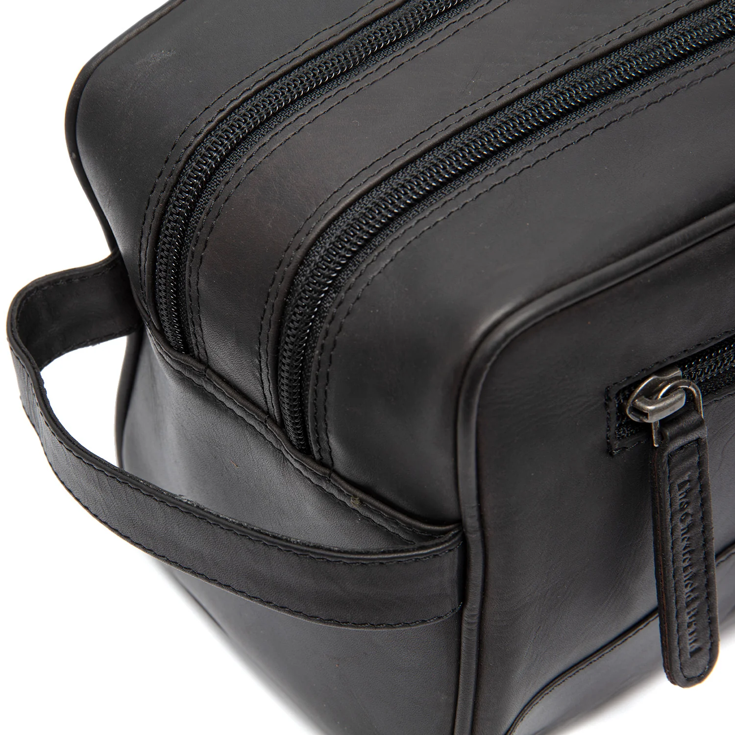Gift Set Leather Toiletry Bag Black Stacey with Rituals Shower Foam - Image 5