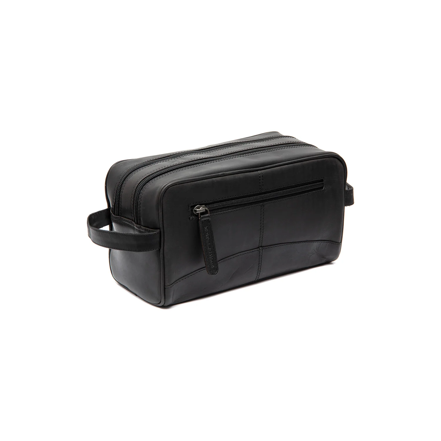 Gift Set Leather Toiletry Bag Black Stacey with Rituals Shower Foam - Image 6