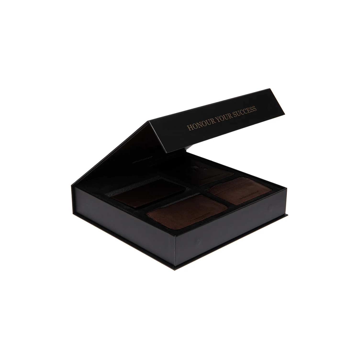 Gift Set Leather Wallet Brown Sorraia - Image 3