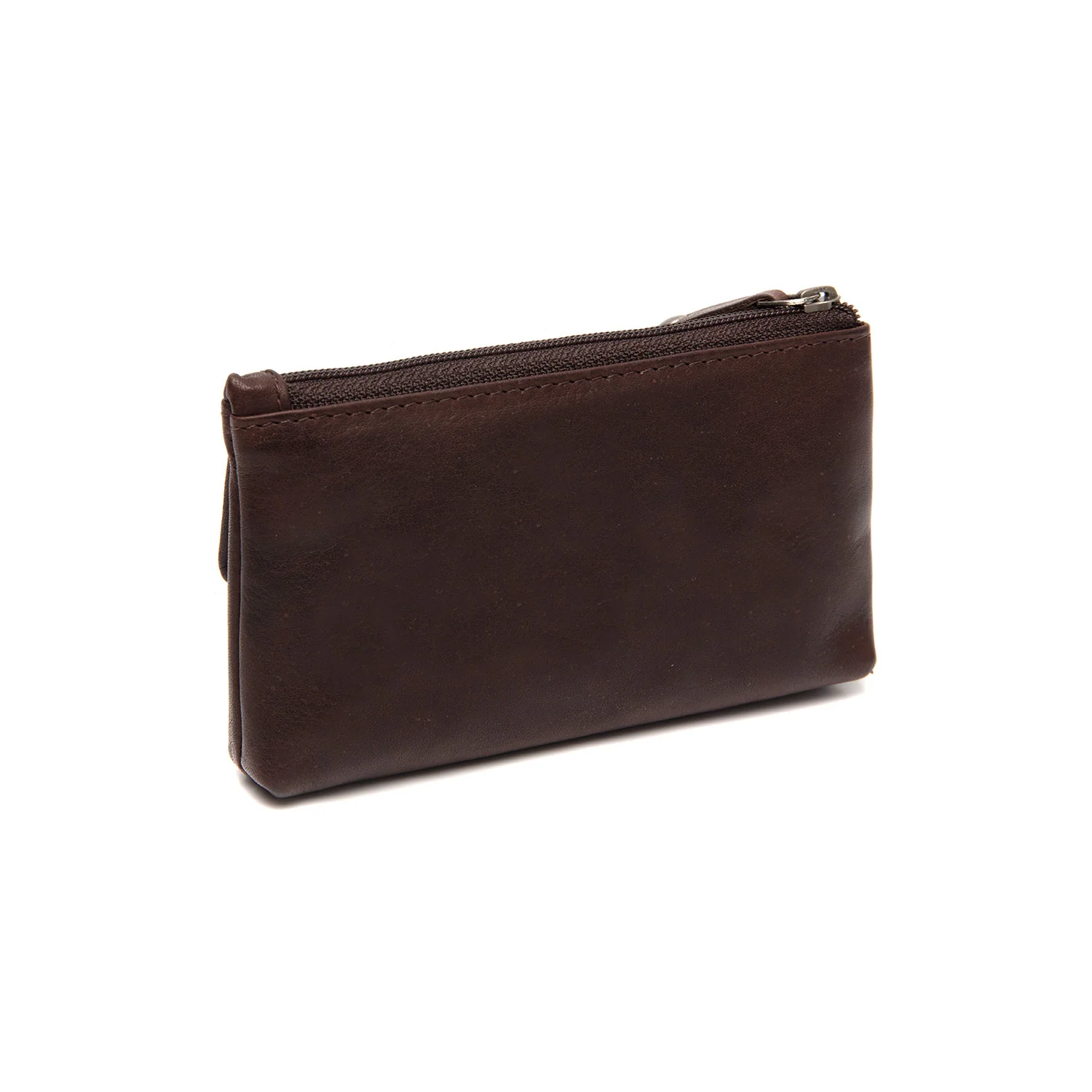 Leather Key Pouch Brown Violette - Image 7