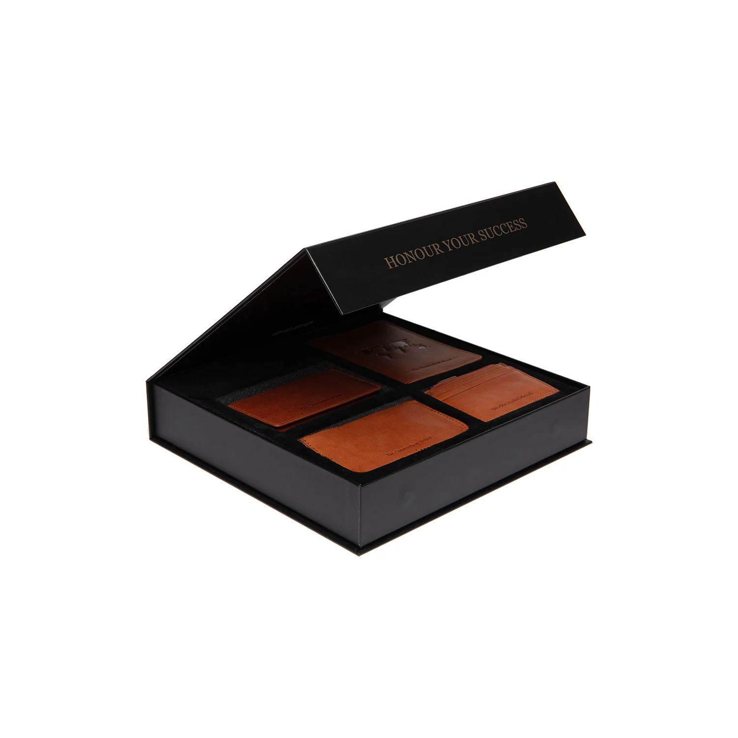 Gift Set Leather Wallet Cognac Sorraia - Image 3