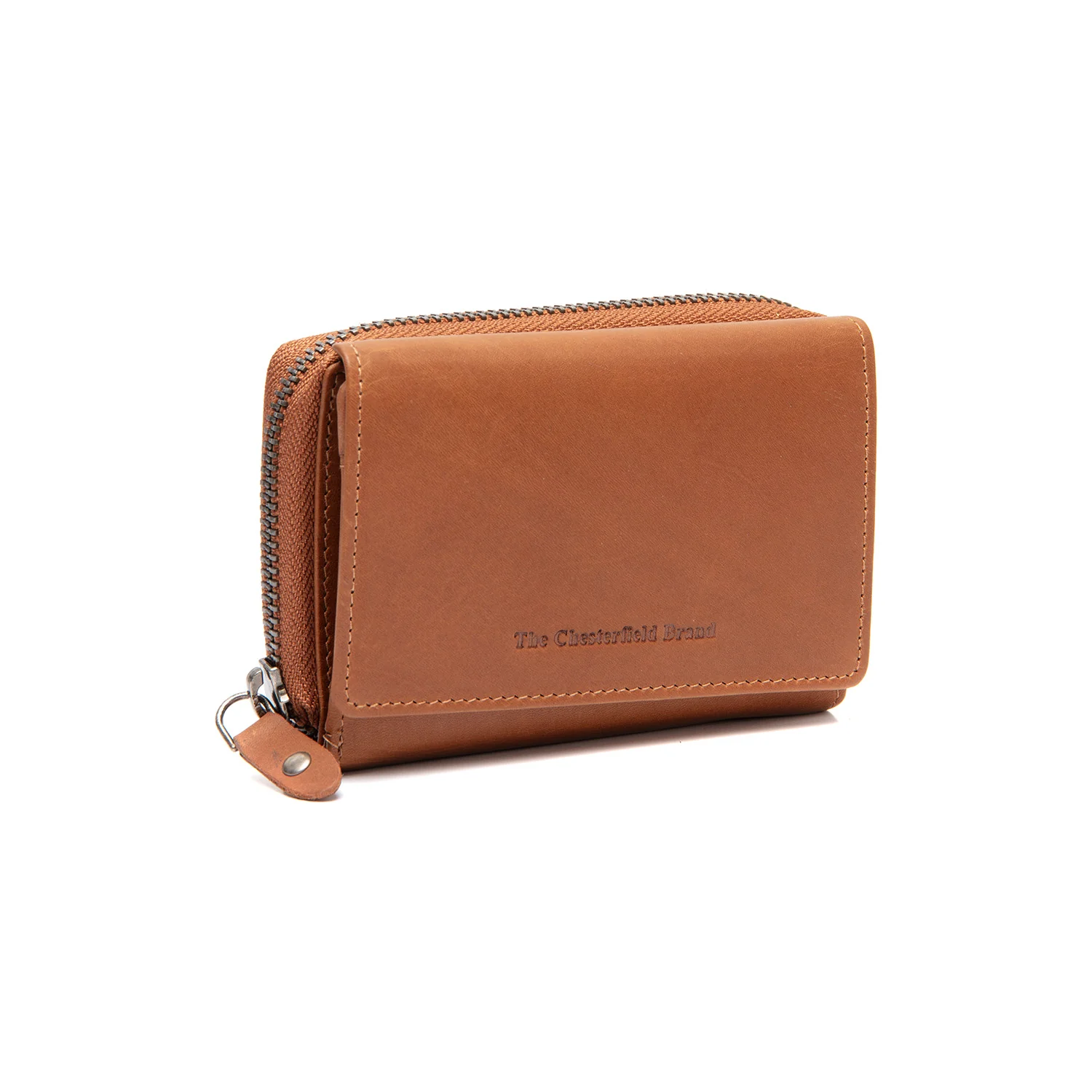 Gift Set Leather Wallet Cognac Sorraia - Image 5