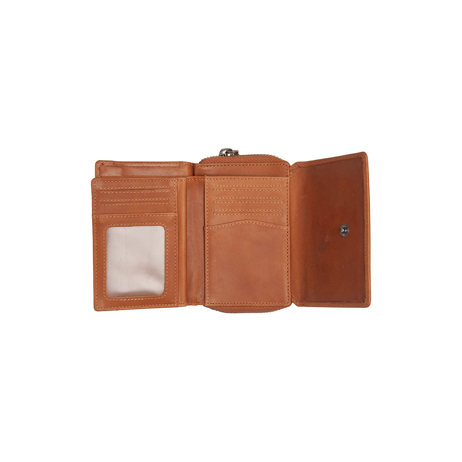 Gift Set Leather Wallet Cognac Sorraia - Image 7