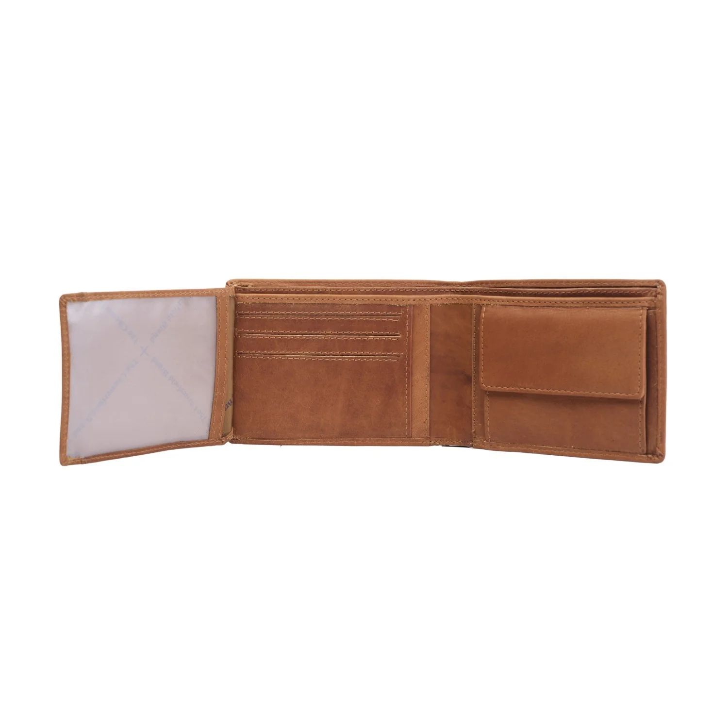 Gift Set Leather Wallet Cognac Timo - Image 8