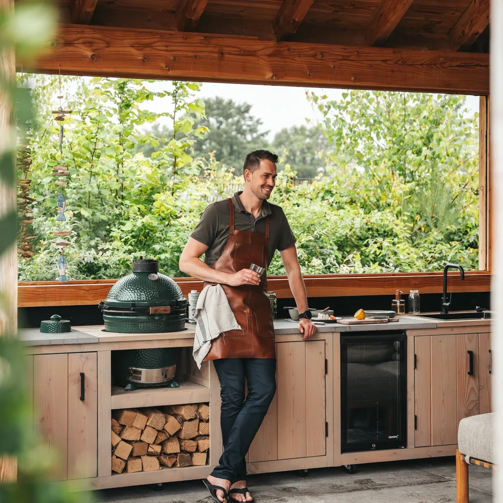 Leather Apron Cognac Churrasco - Image 3