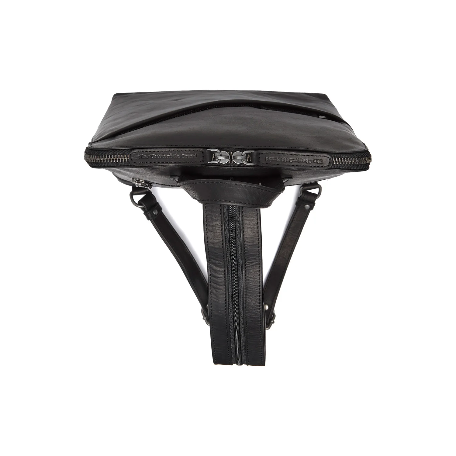 Leather Backpack Black Amanda - Image 4