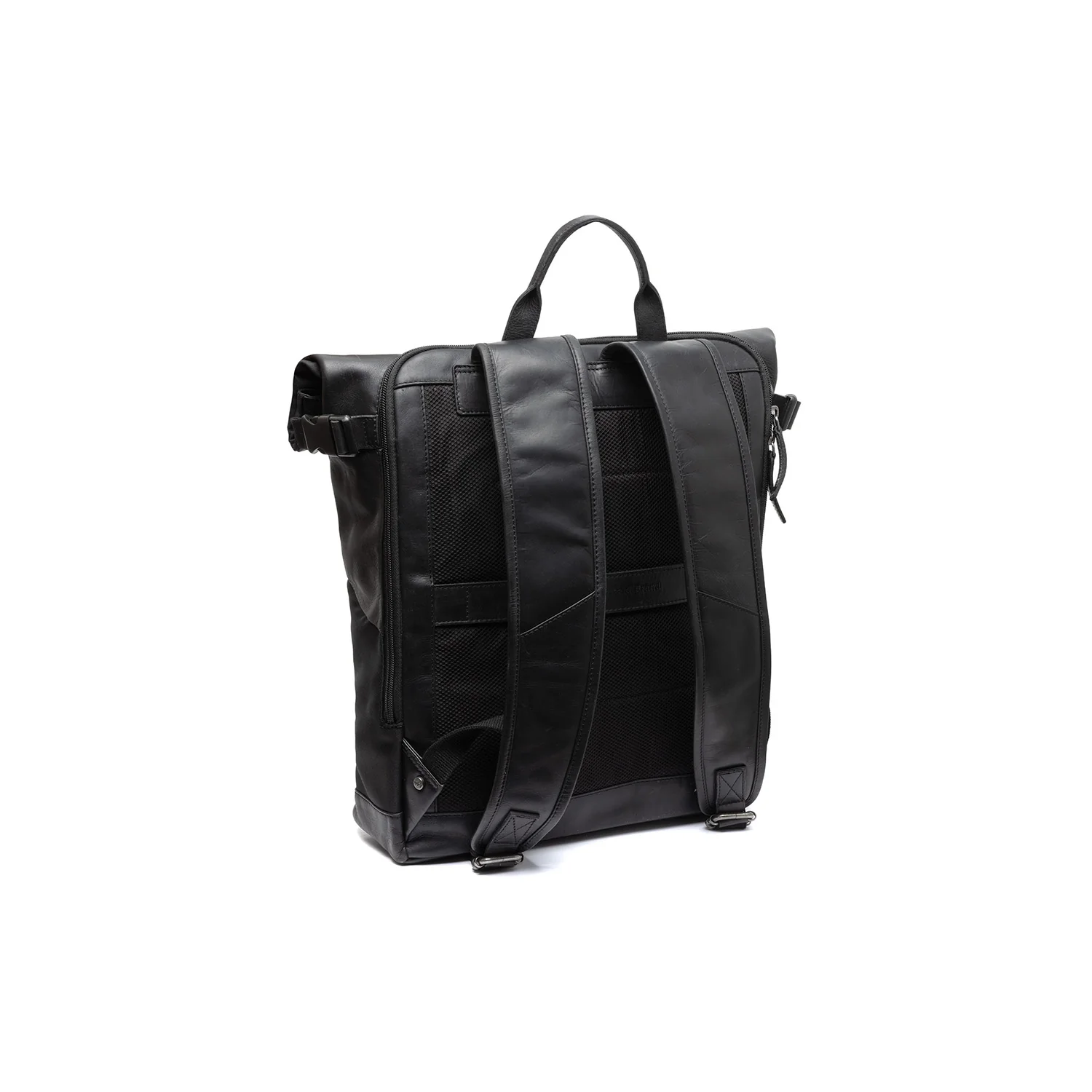 Leather Backpack Black Bornholm - Image 8