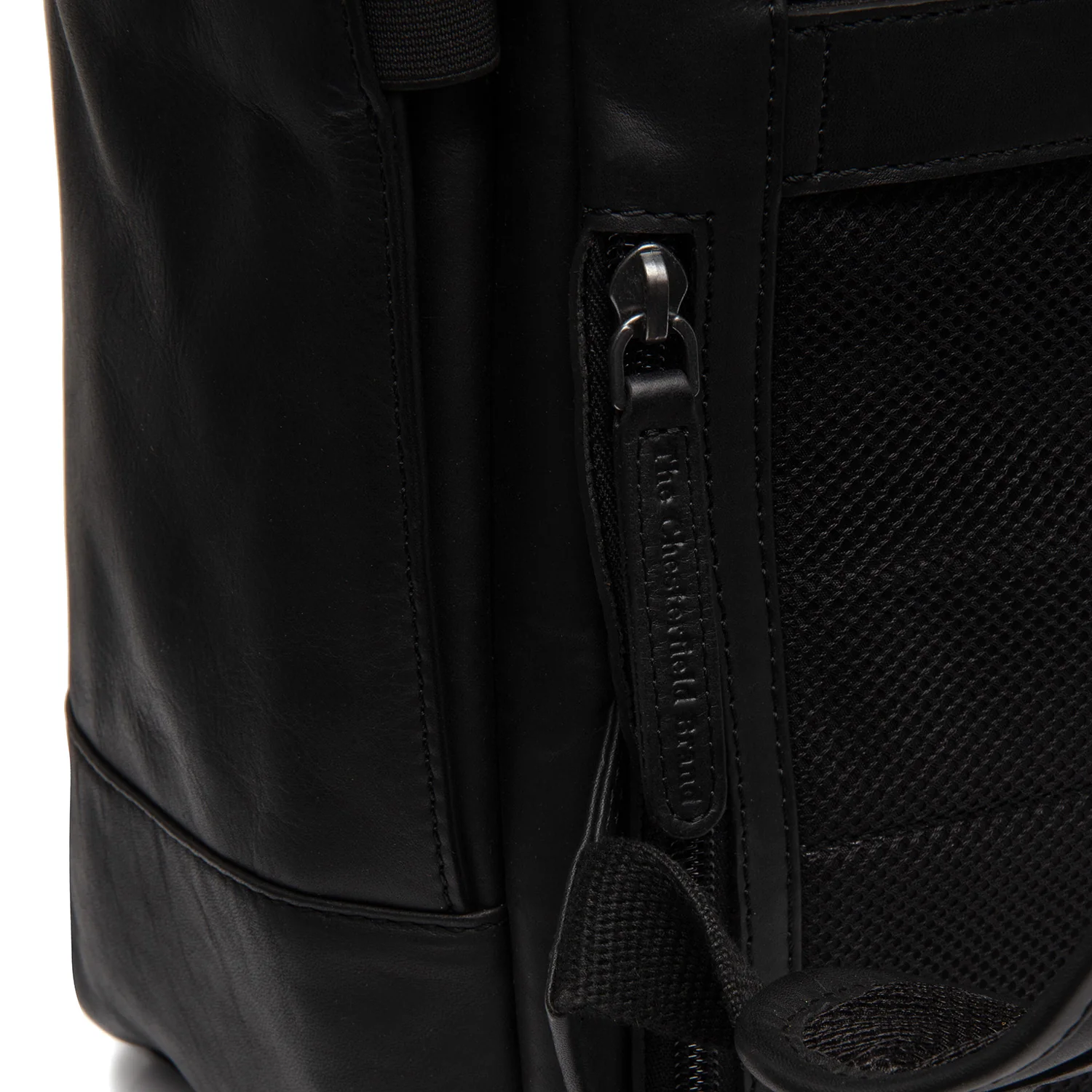Leather Backpack Black Calden - Image 7