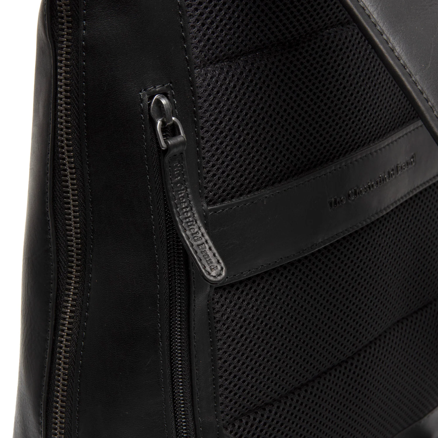 Leather Backpack Black Filmore - Image 5