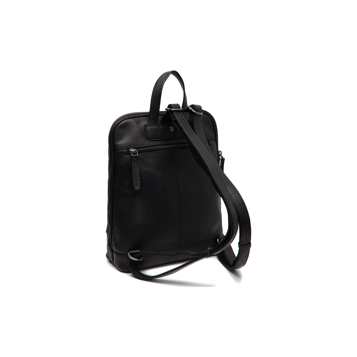 Leather Backpack Black Floran - Image 7