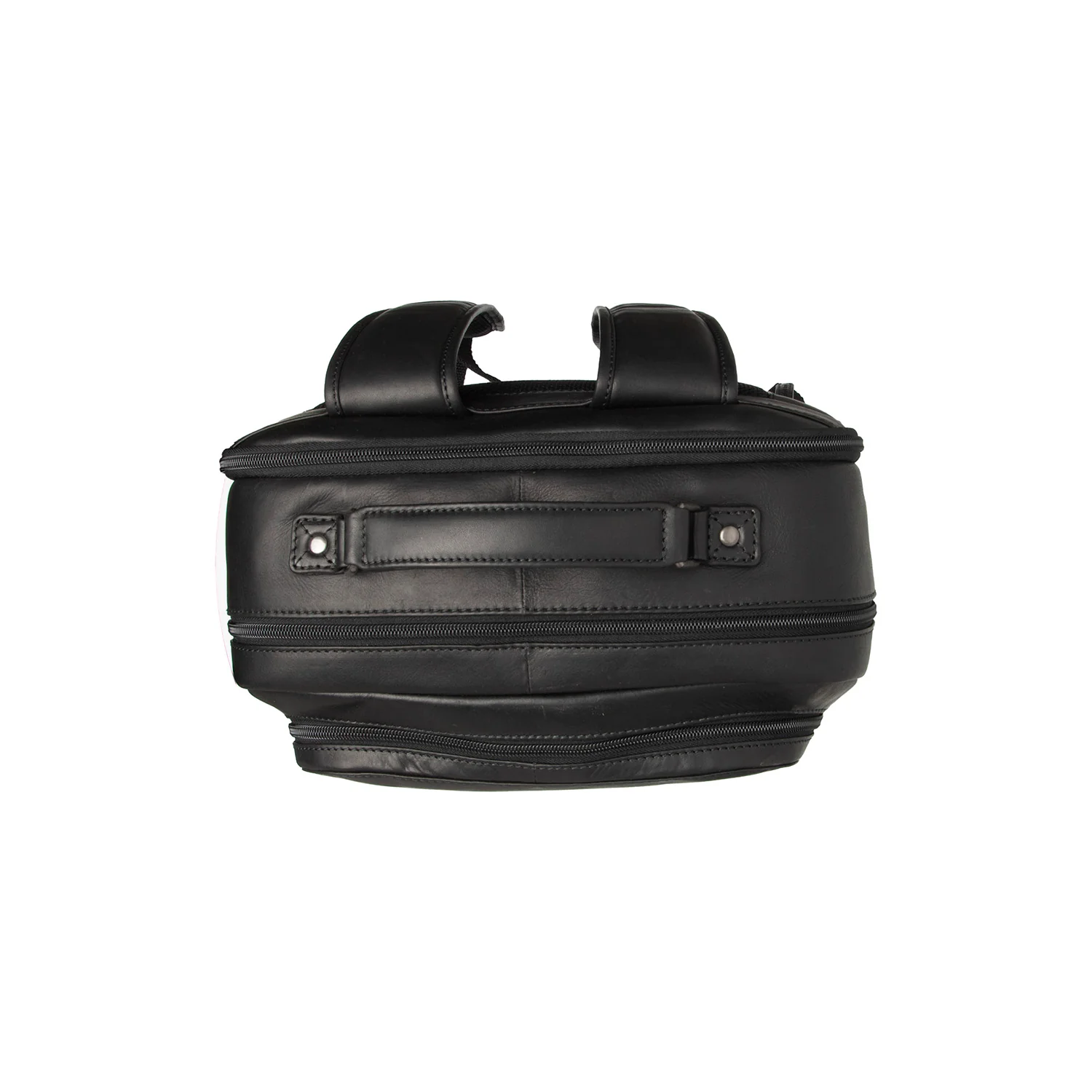 Leather Backpack Black Lennox - Image 4