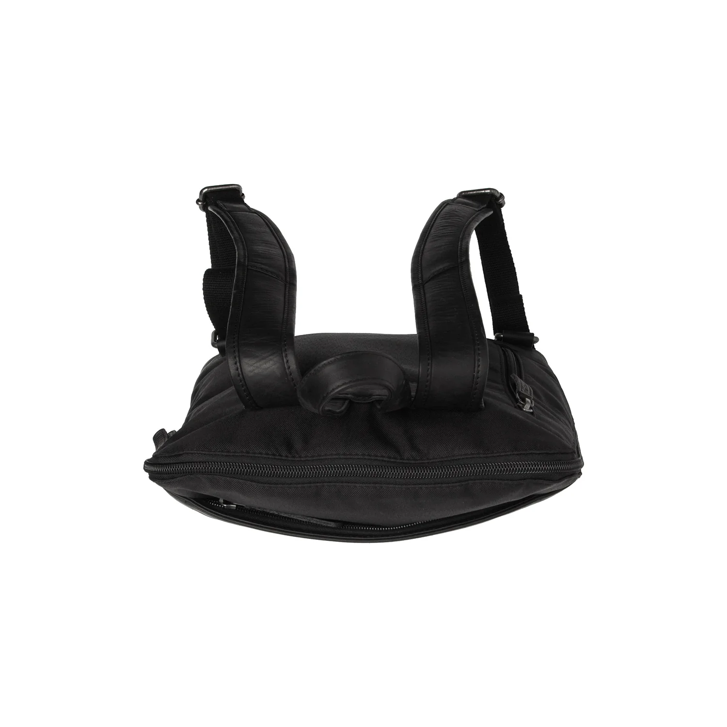 Leather Backpack Black Nesna - Image 3