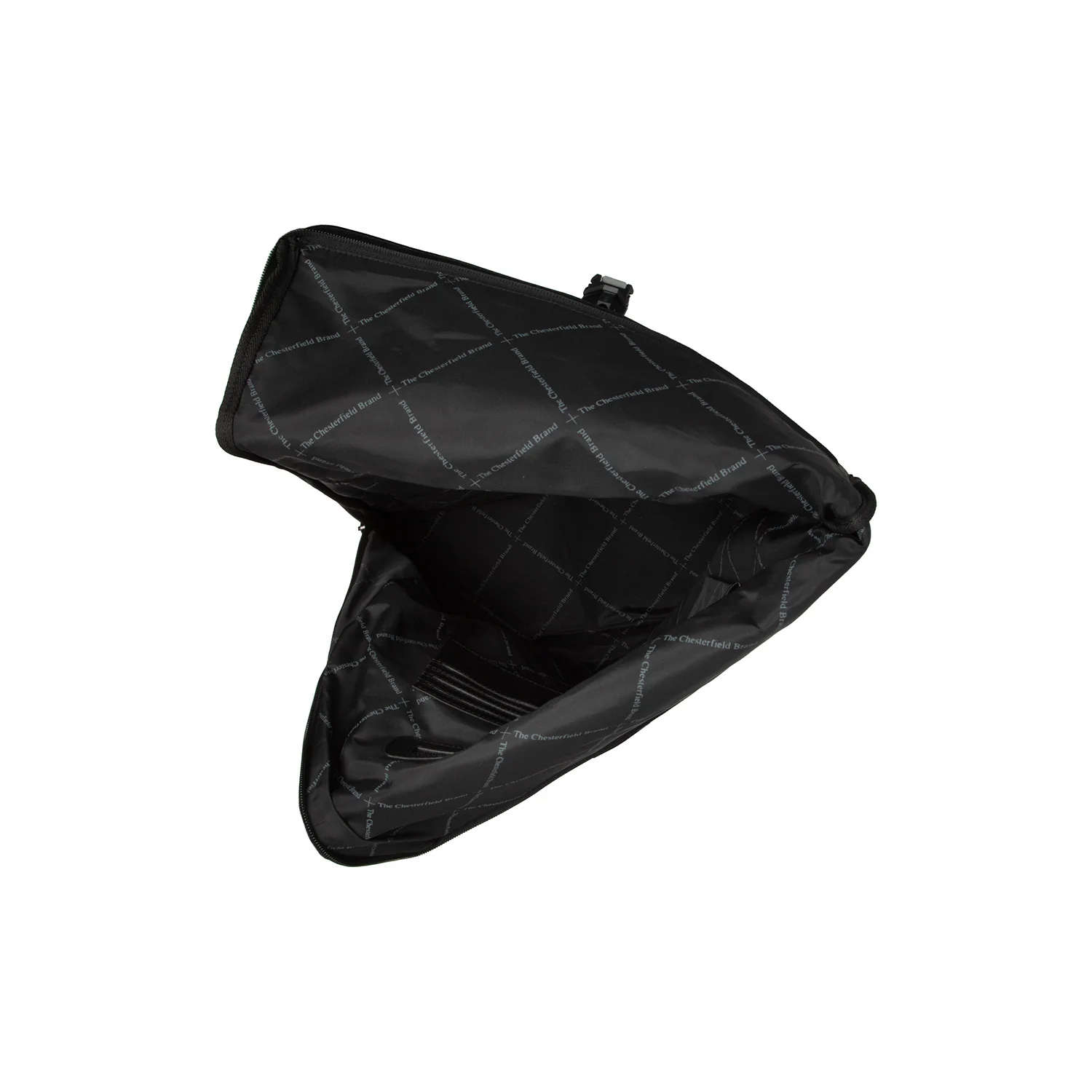 Leather Backpack Black Savona - Image 6