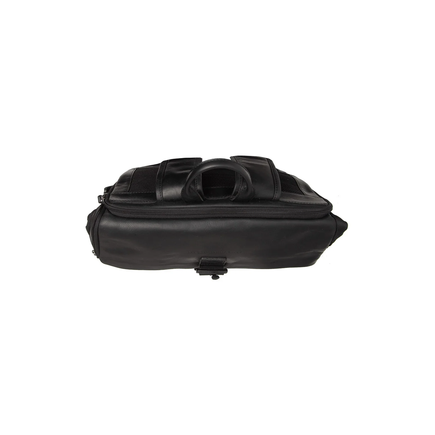 Leather Backpack Black Trondheim - Image 5