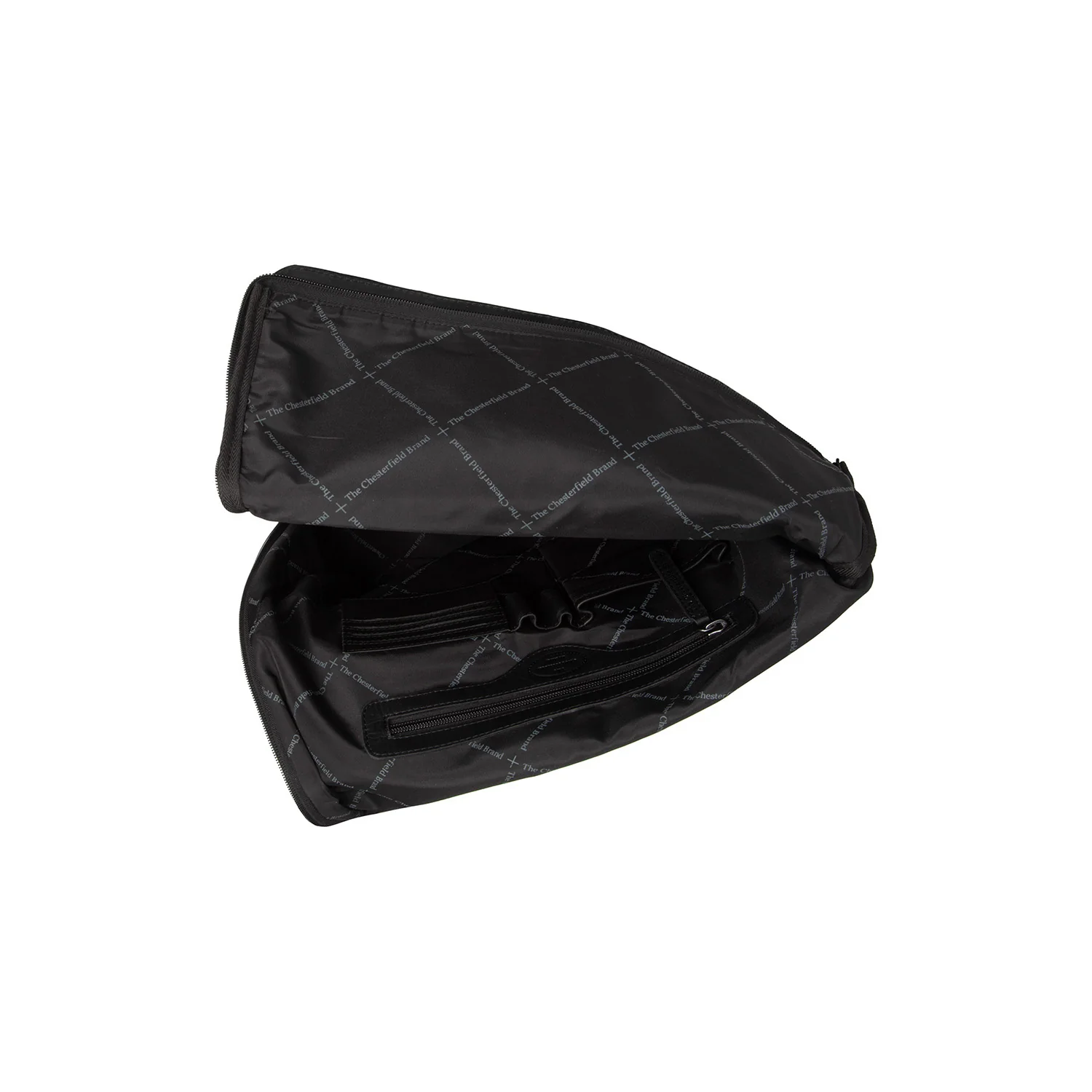 Leather Backpack Black Trondheim - Image 6