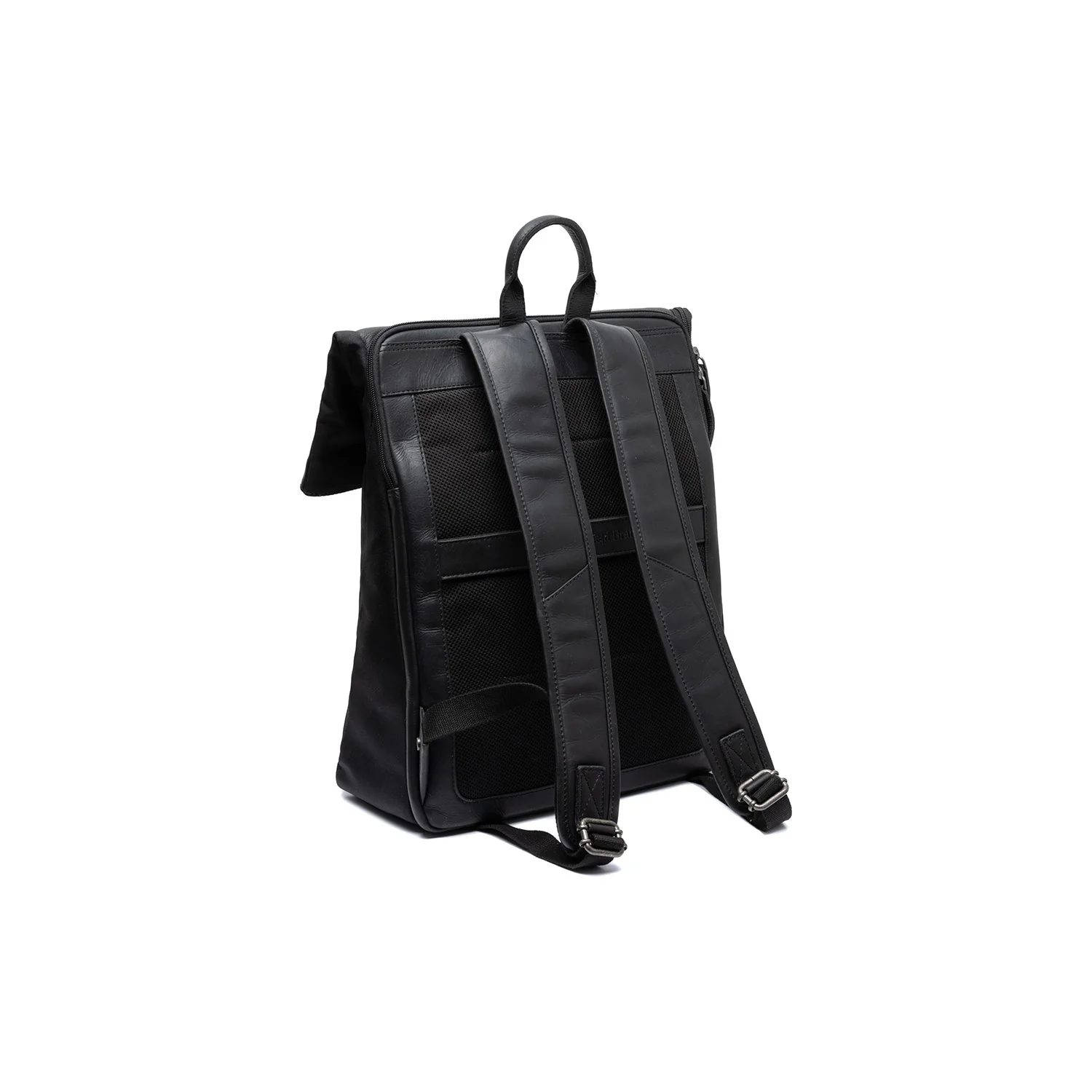 Leather Backpack Black Trondheim - Image 8
