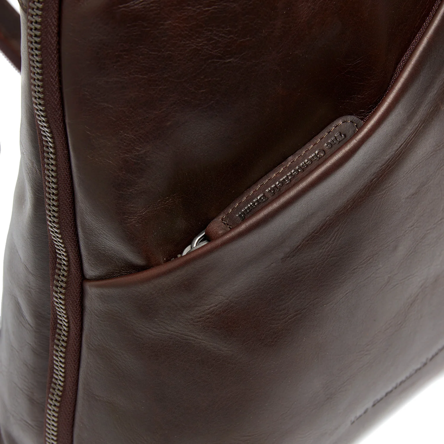 Leather Backpack Brown Amanda - Image 2