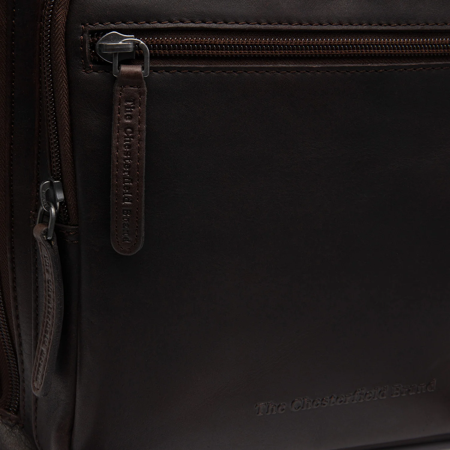Leather Backpack Brown Calden - Image 7
