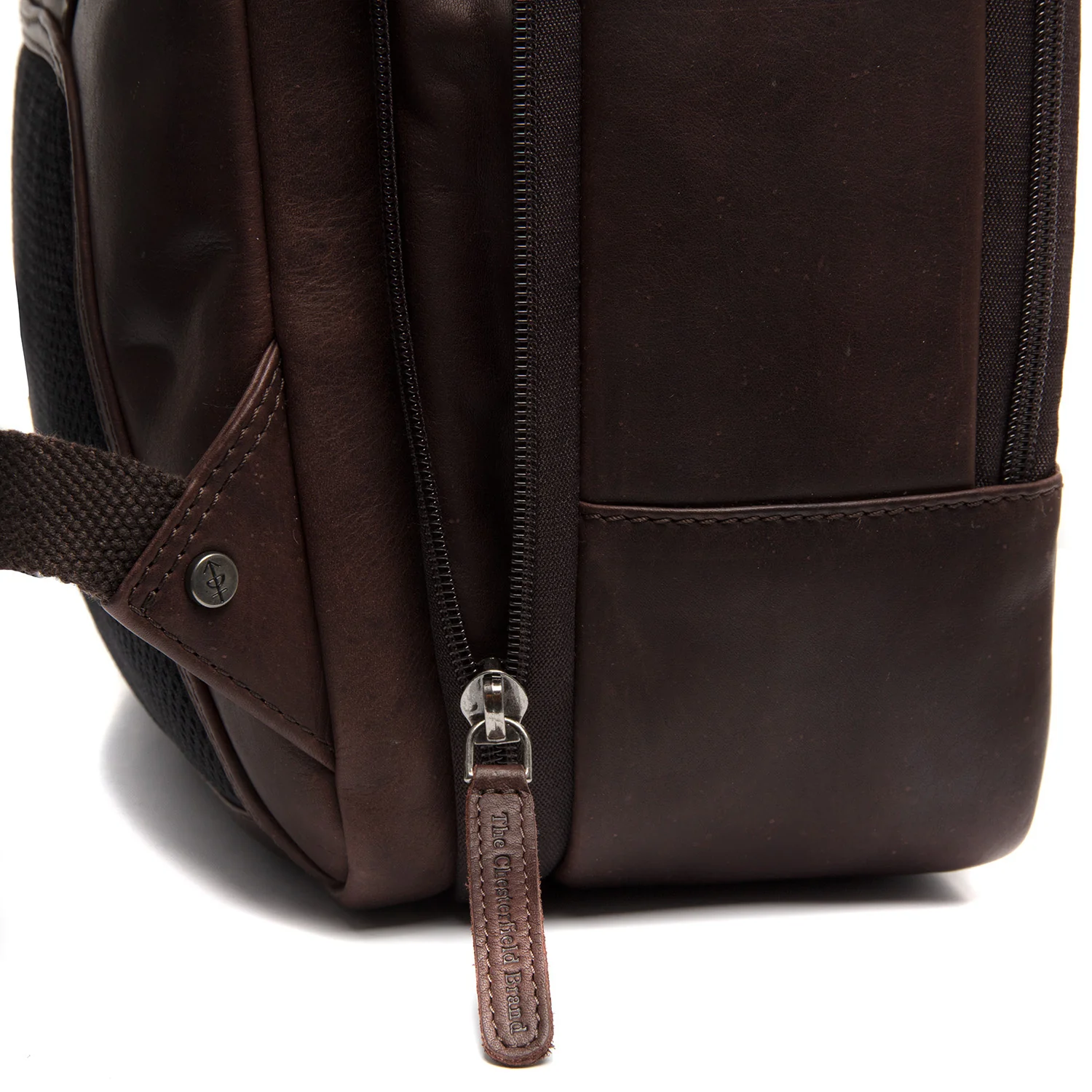 Leather Travel Backpack Brown Jamaica - Image 6