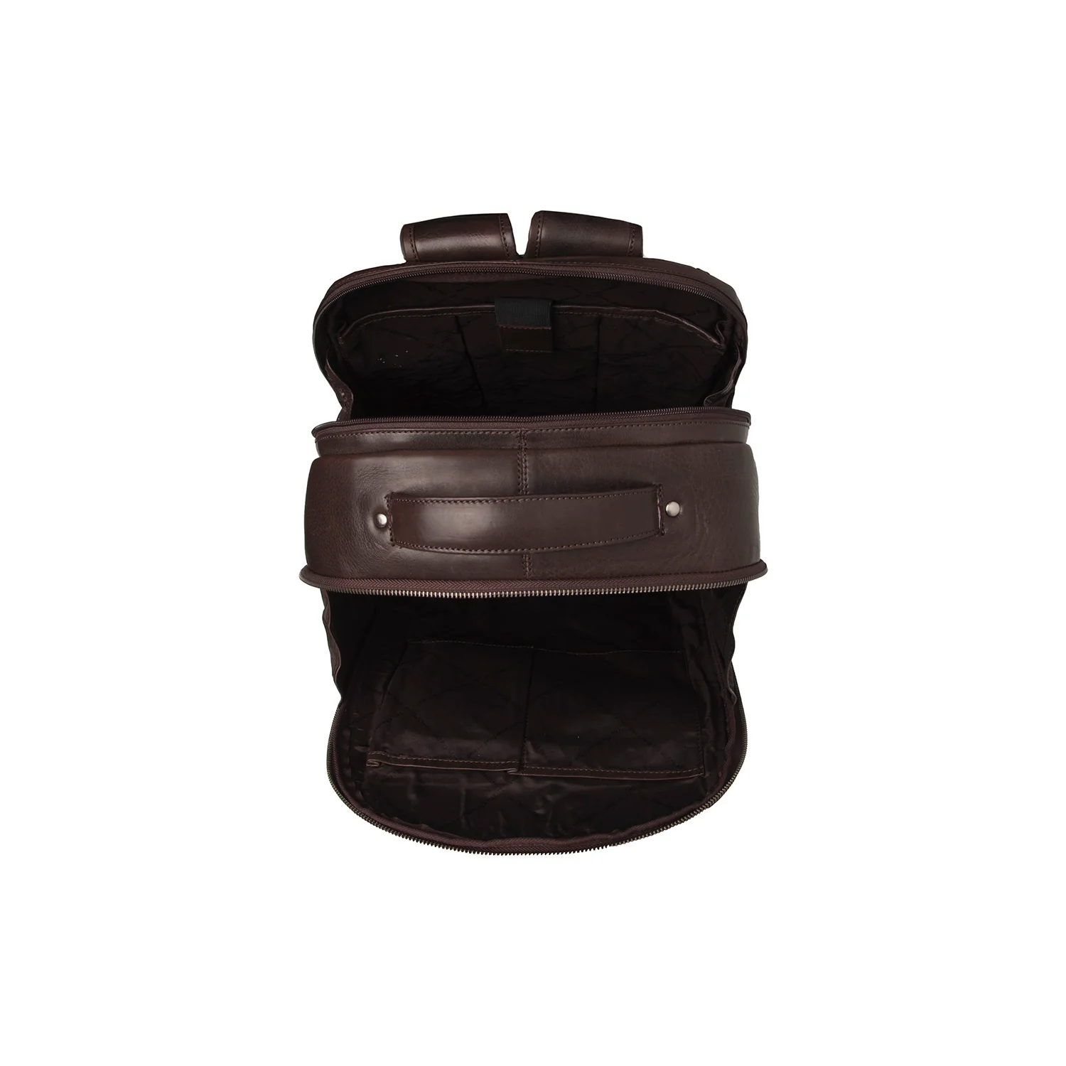 Leather Backpack Brown Maggiore - Image 6