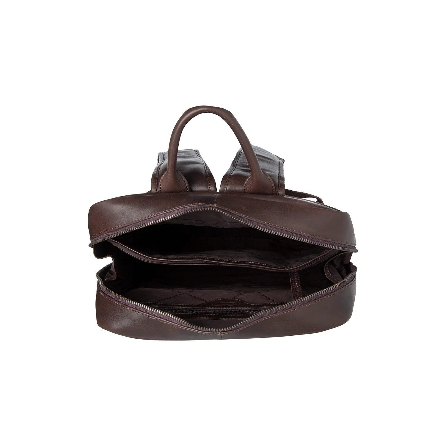 Leather Backpack Brown Nicola - Image 4