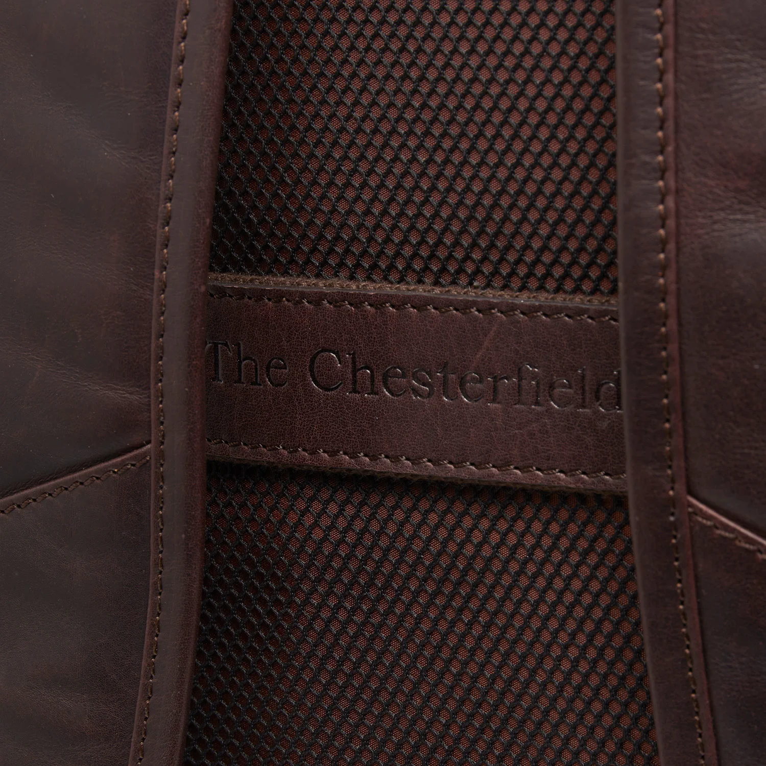 Leather Backpack Brown Savona - Image 4