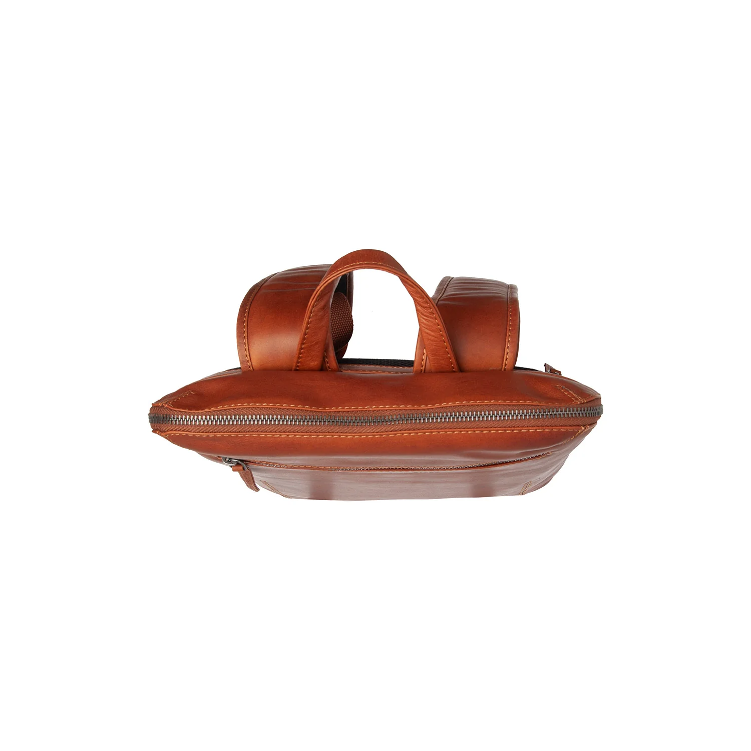 Leather Backpack Cognac Filmore - Image 2