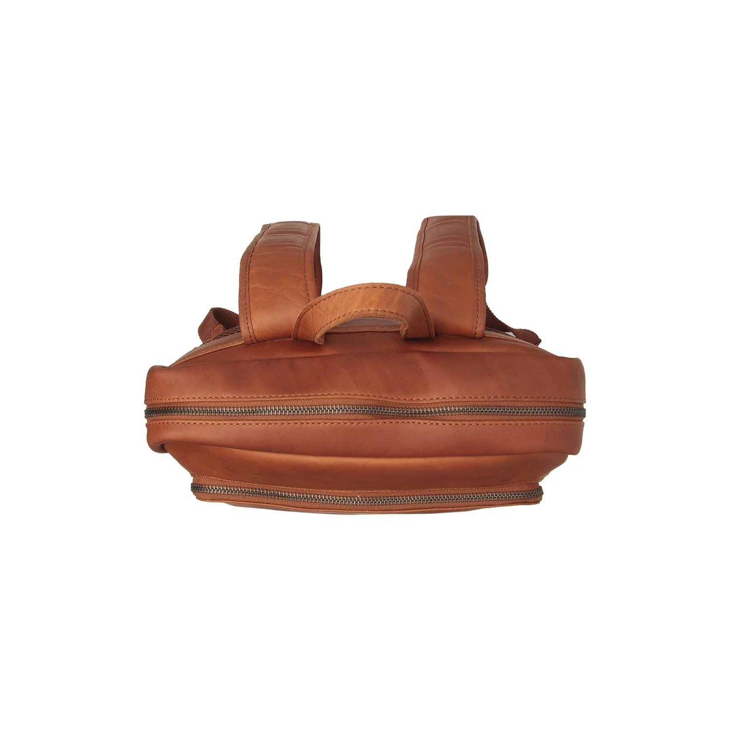 Leather Backpack Cognac Jasper - Image 4
