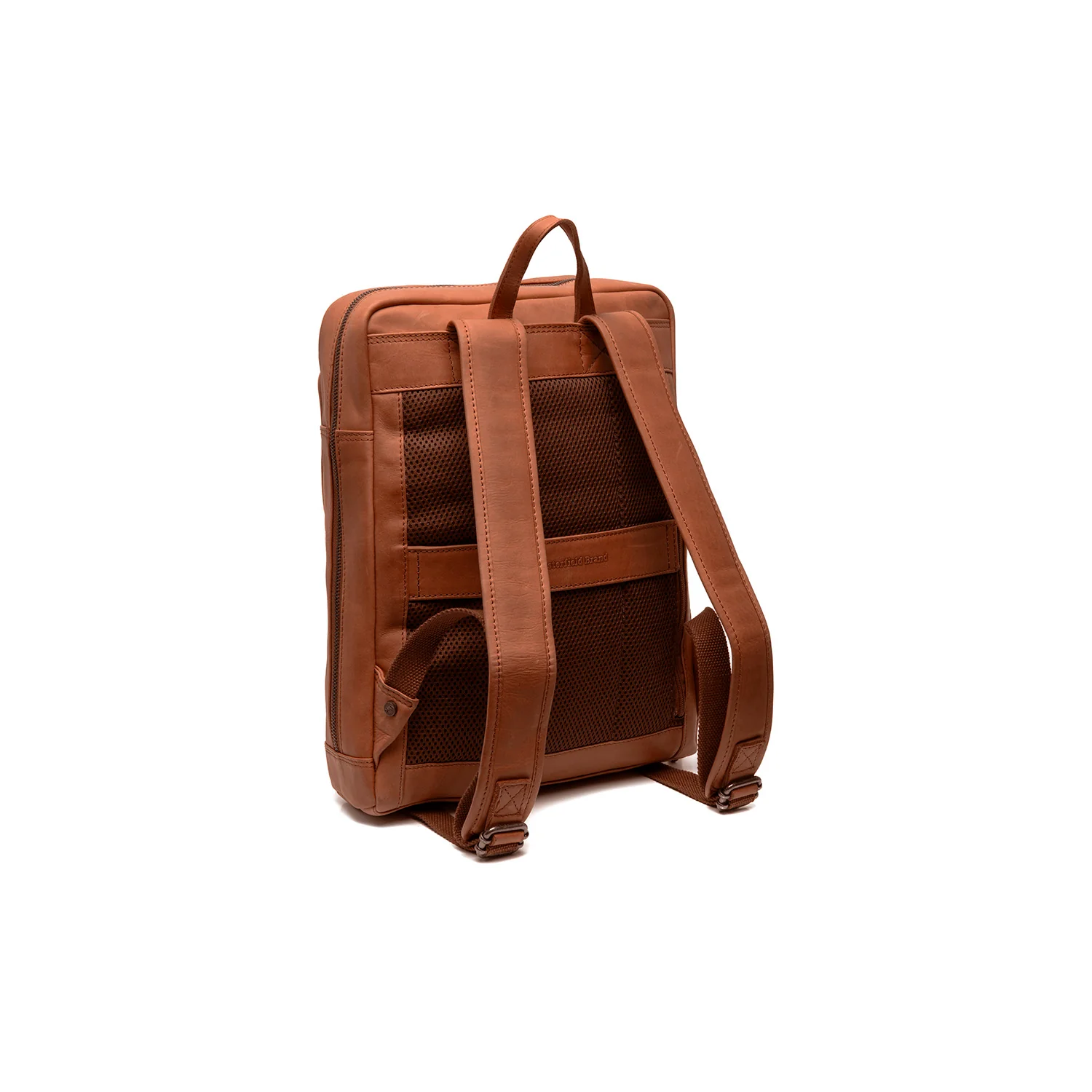 Leather Backpack Cognac Jasper - Image 7