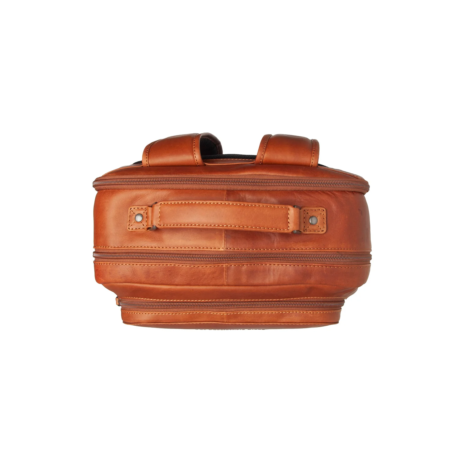Leather Backpack Cognac Lennox - Image 4