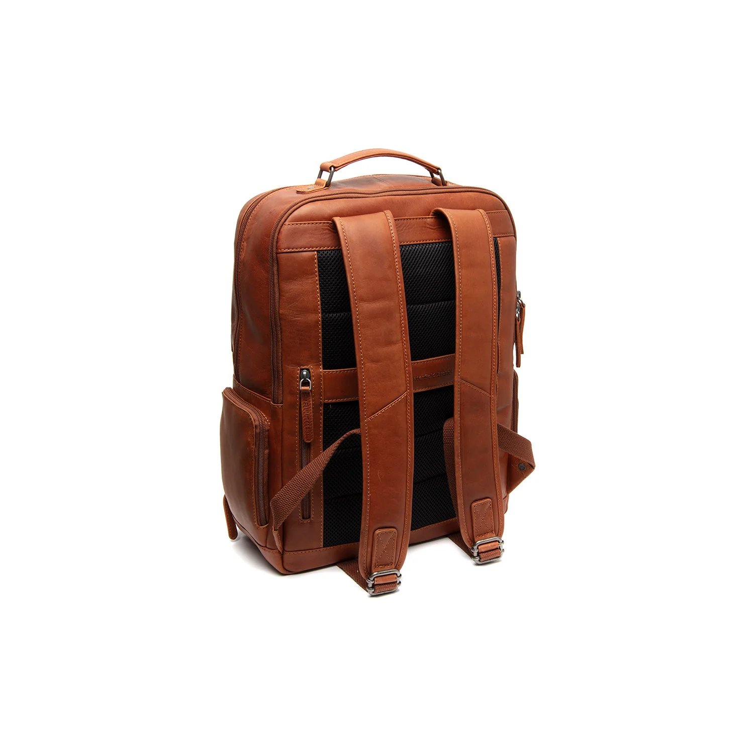 Leather Backpack Cognac Lennox - Image 8