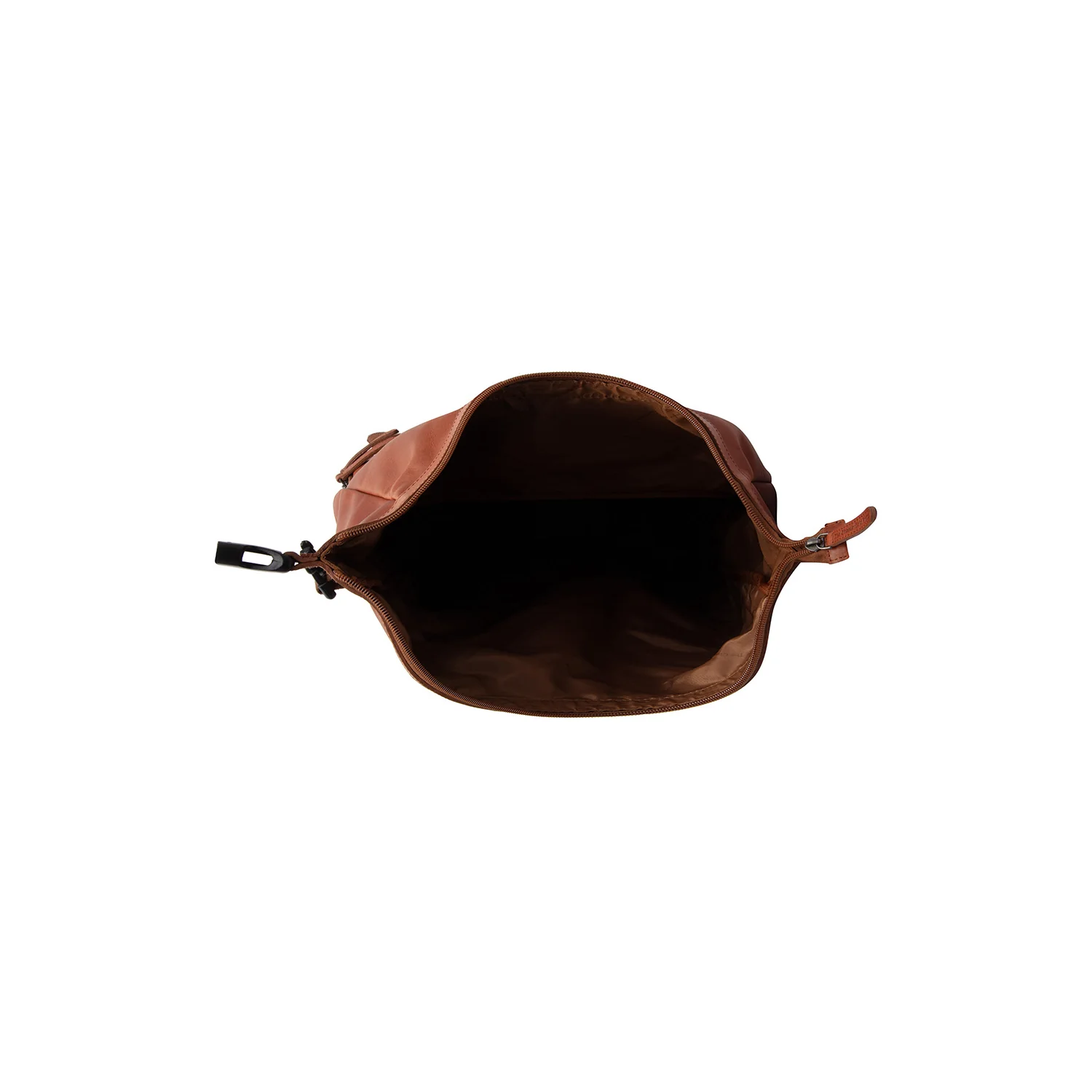 Leather Backpack Cognac Remo - Image 5