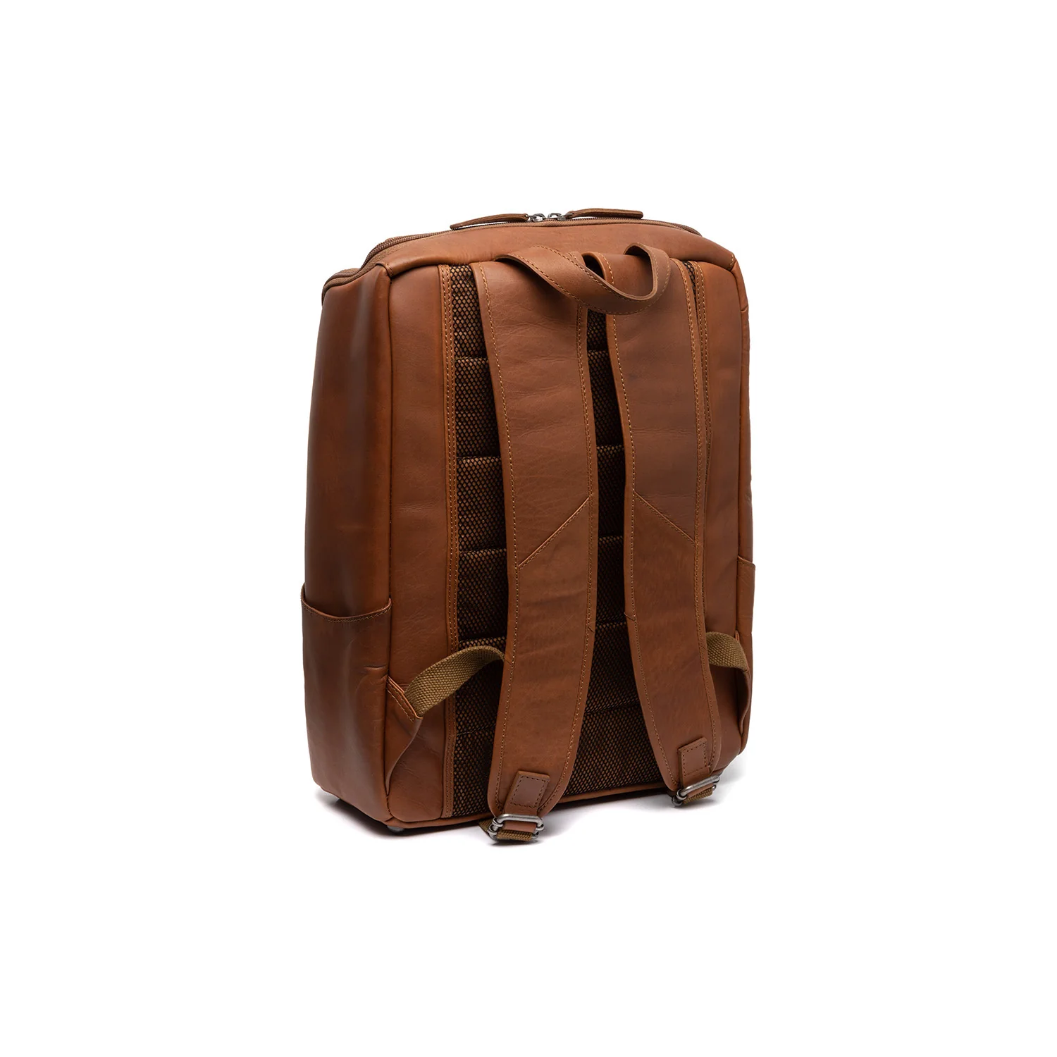 Leather Backpack Cognac Rich - Image 8
