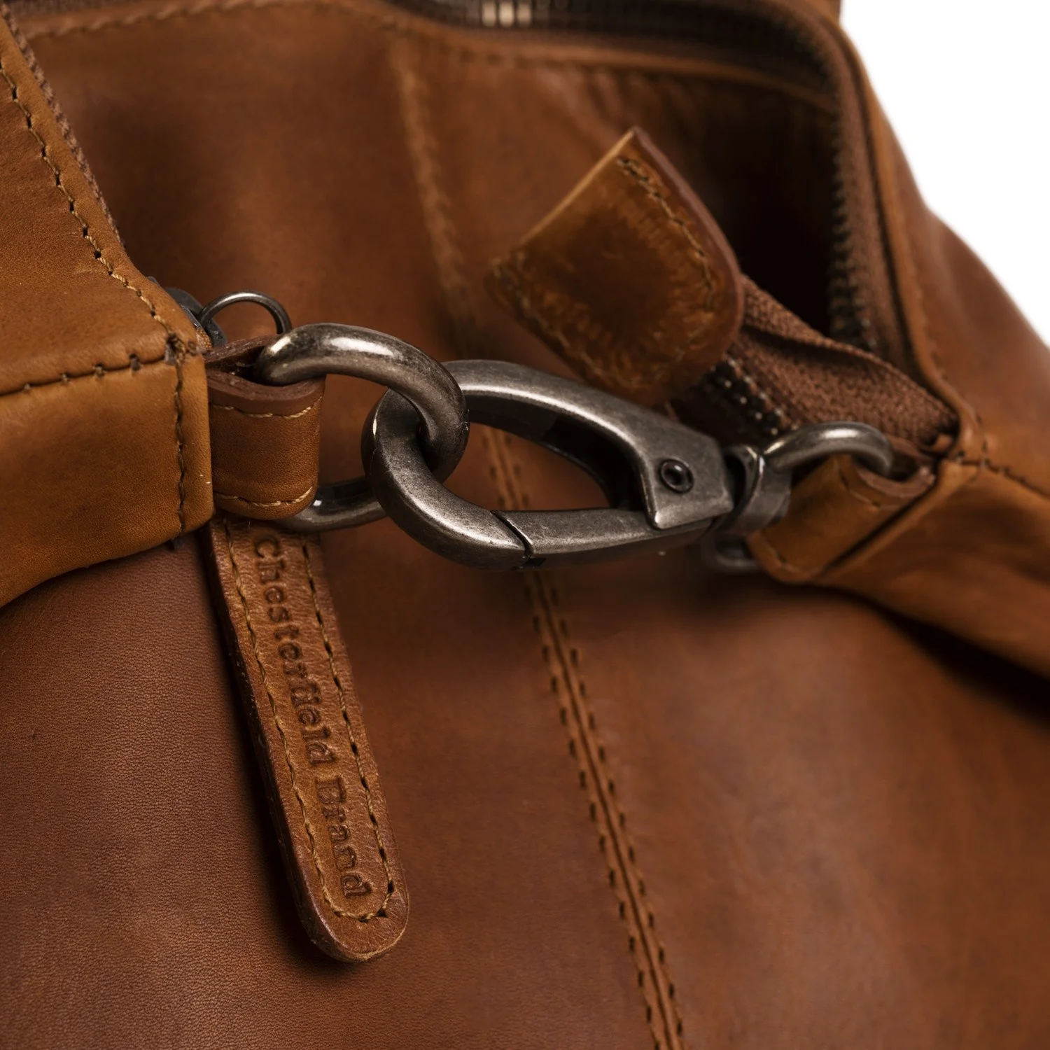 Leather Backpack Cognac Saar - Image 5