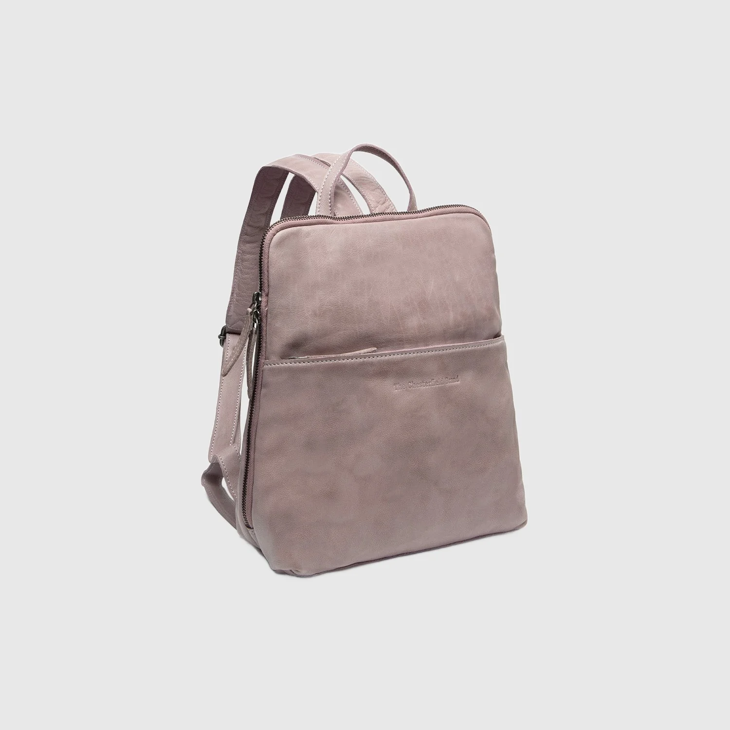 Leather Backpack Lavender Lilac Bern