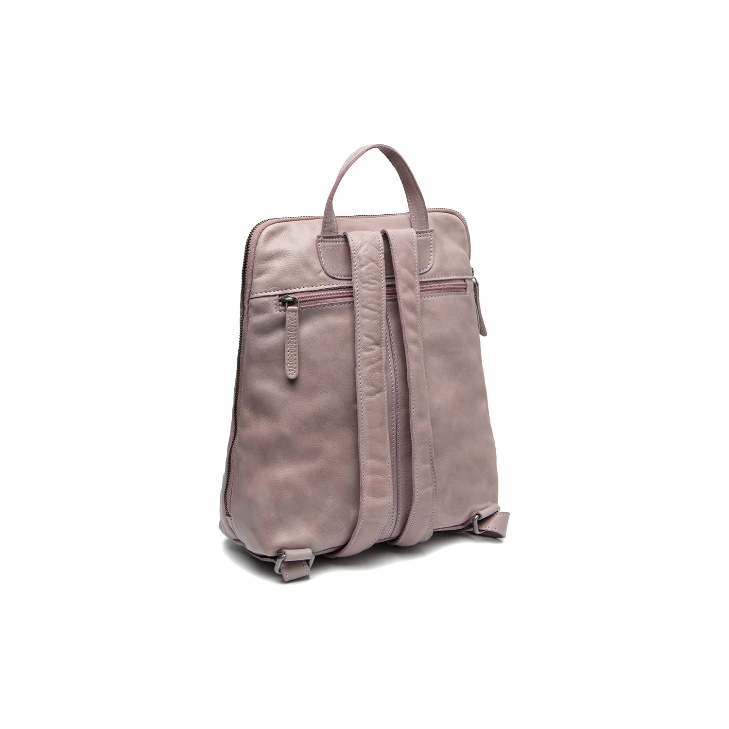 Leather Backpack Lavender Lilac Bern - Image 6