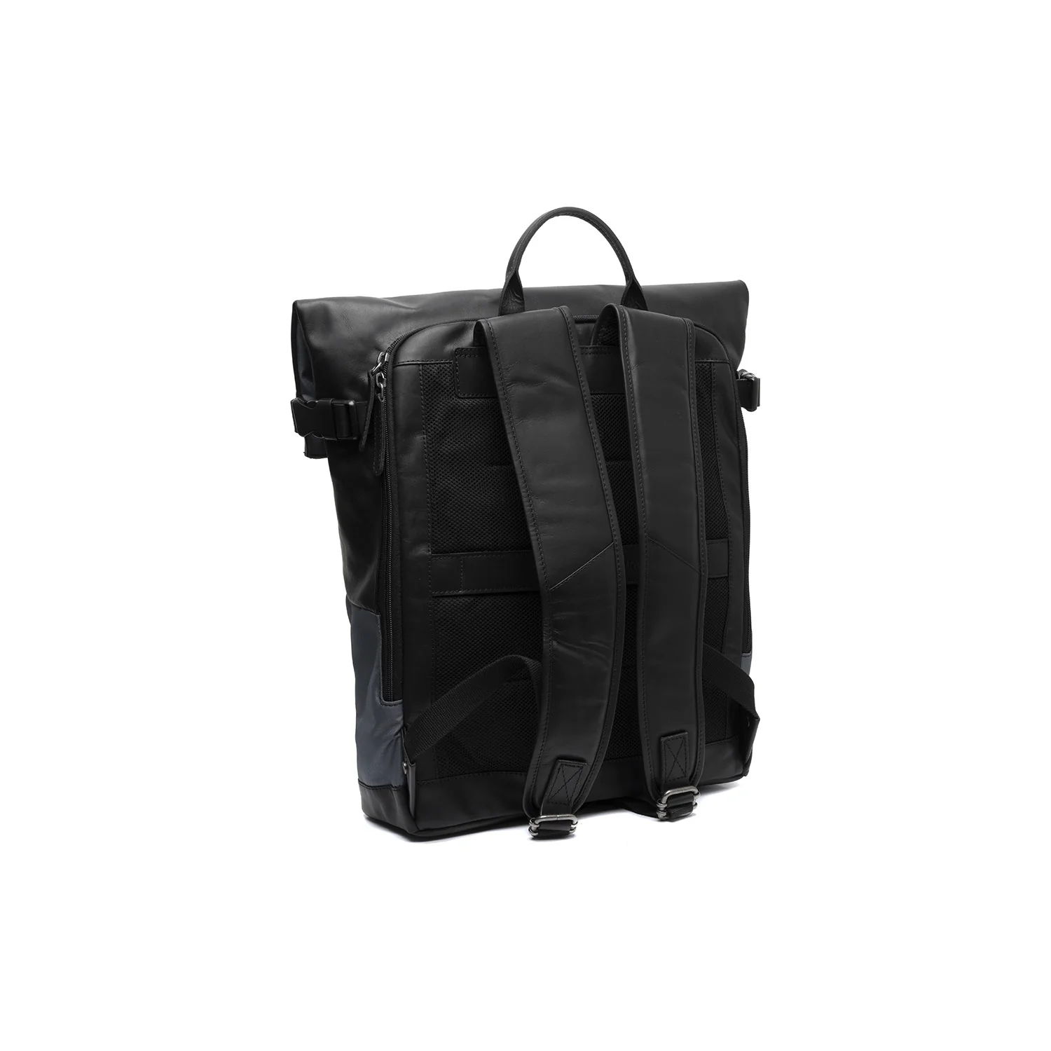 Leather Backpack Light Grey Bornholm - Image 6