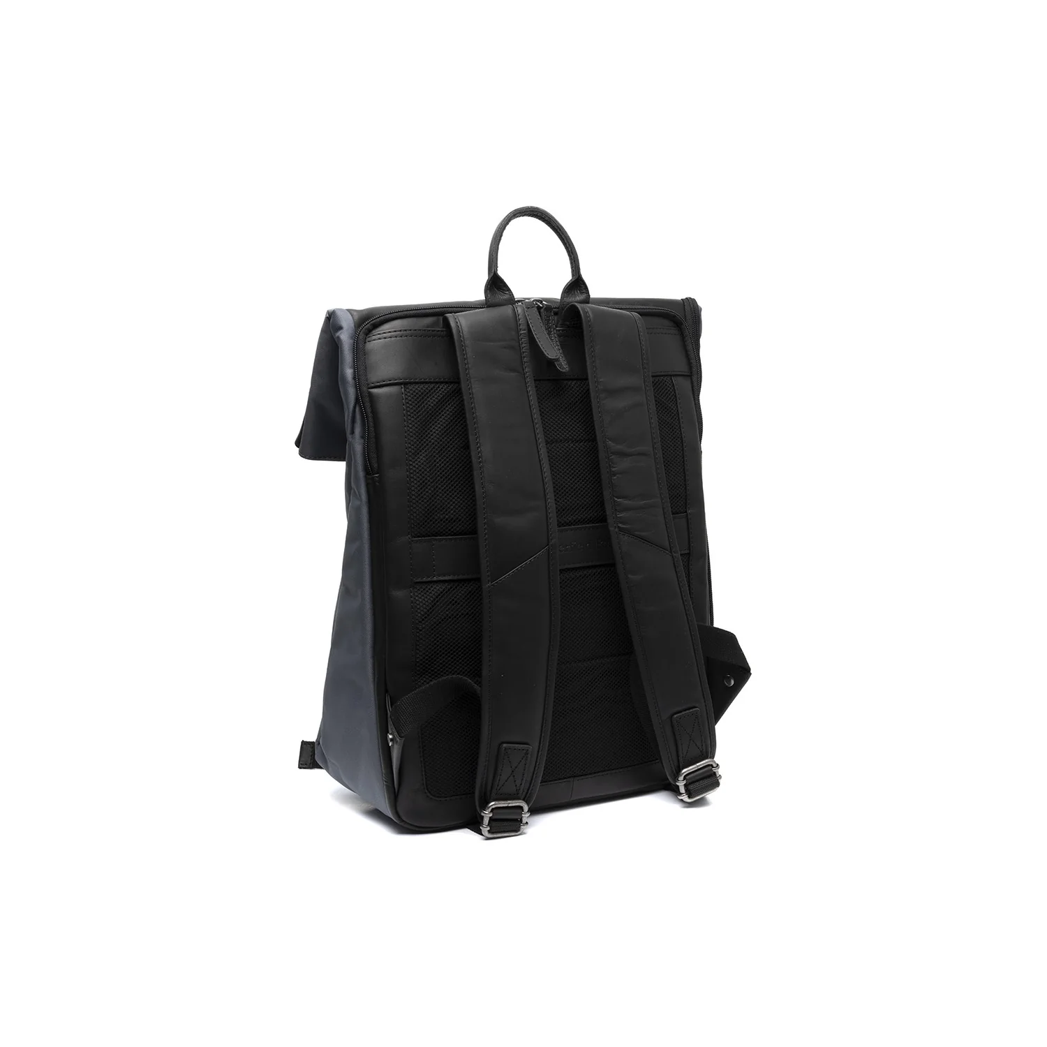 Leather Backpack Light Grey Trondheim - Image 6