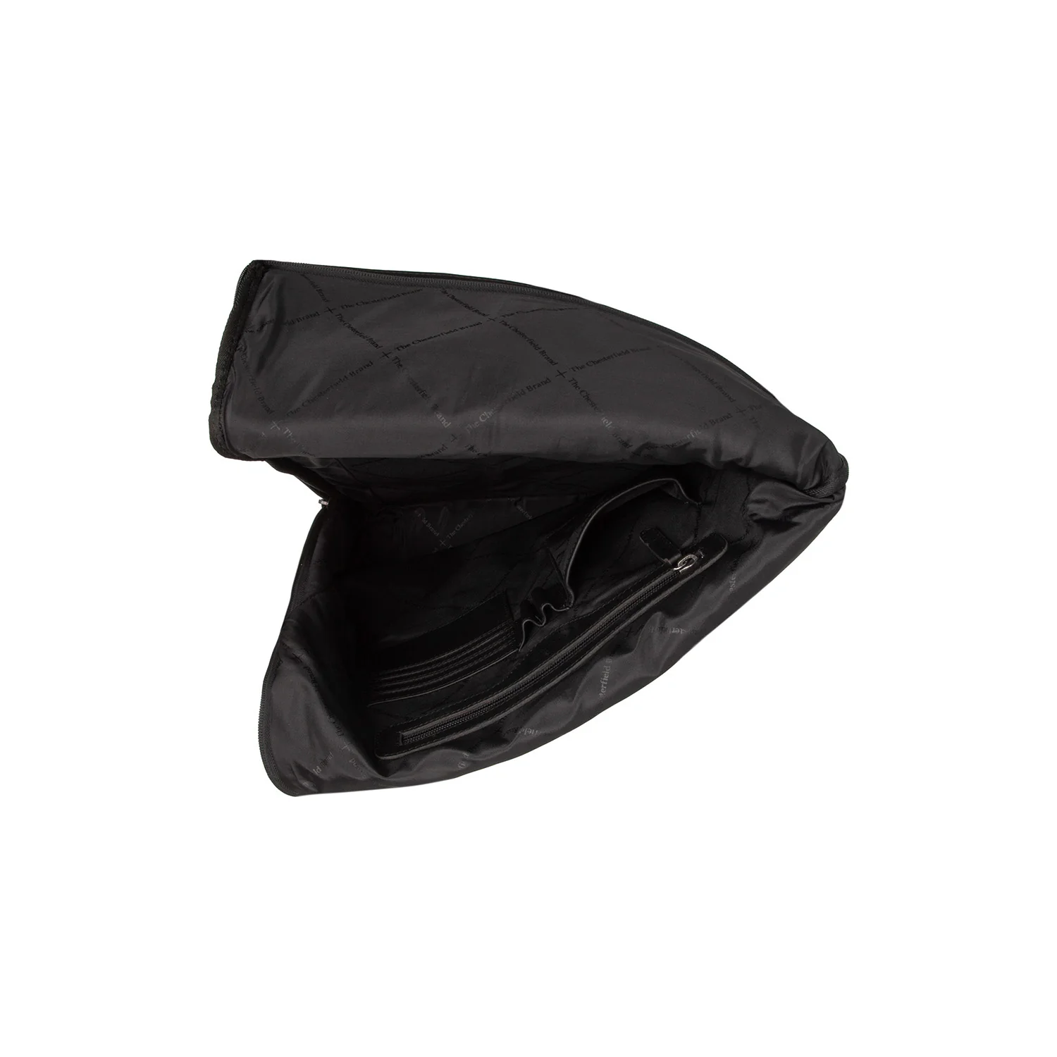 Leather Backpack Navy Trondheim - Image 4