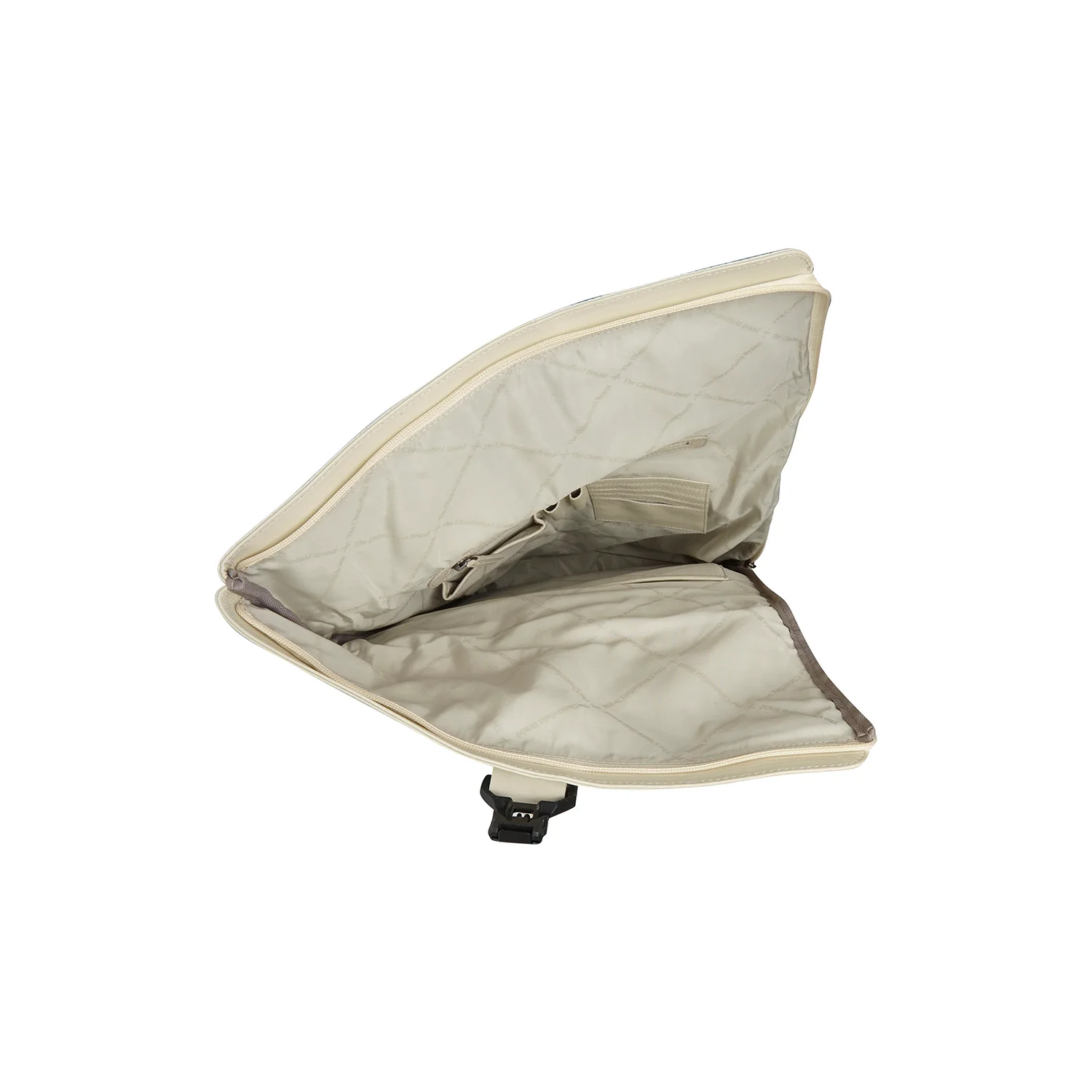 Leather Backpack Off White Trondheim - Image 5