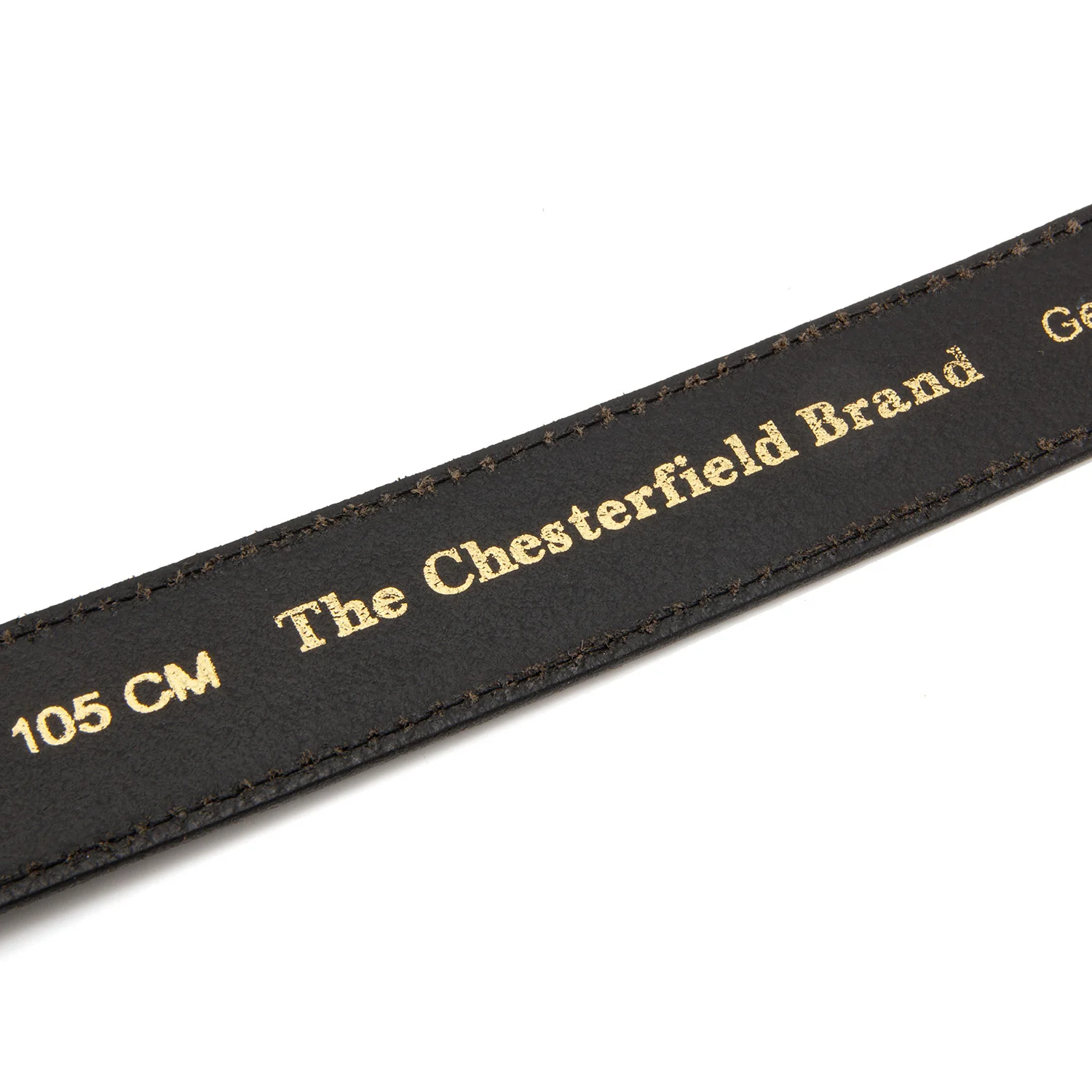 Leather Belt Black Tanaro - Image 3