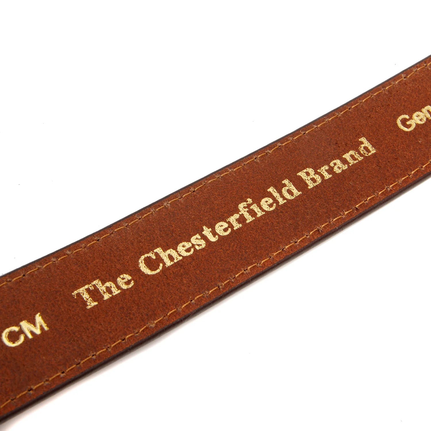 Leather Belt Cognac Tanaro - Image 3