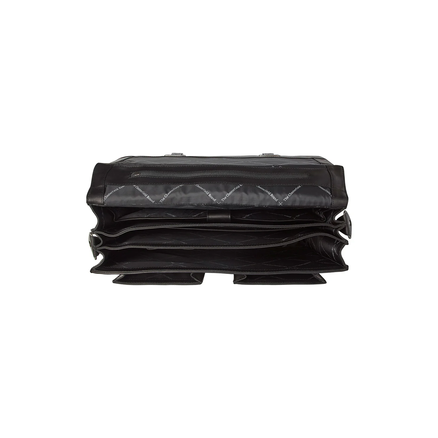 Leather Briefcase Black Springfield - Image 5