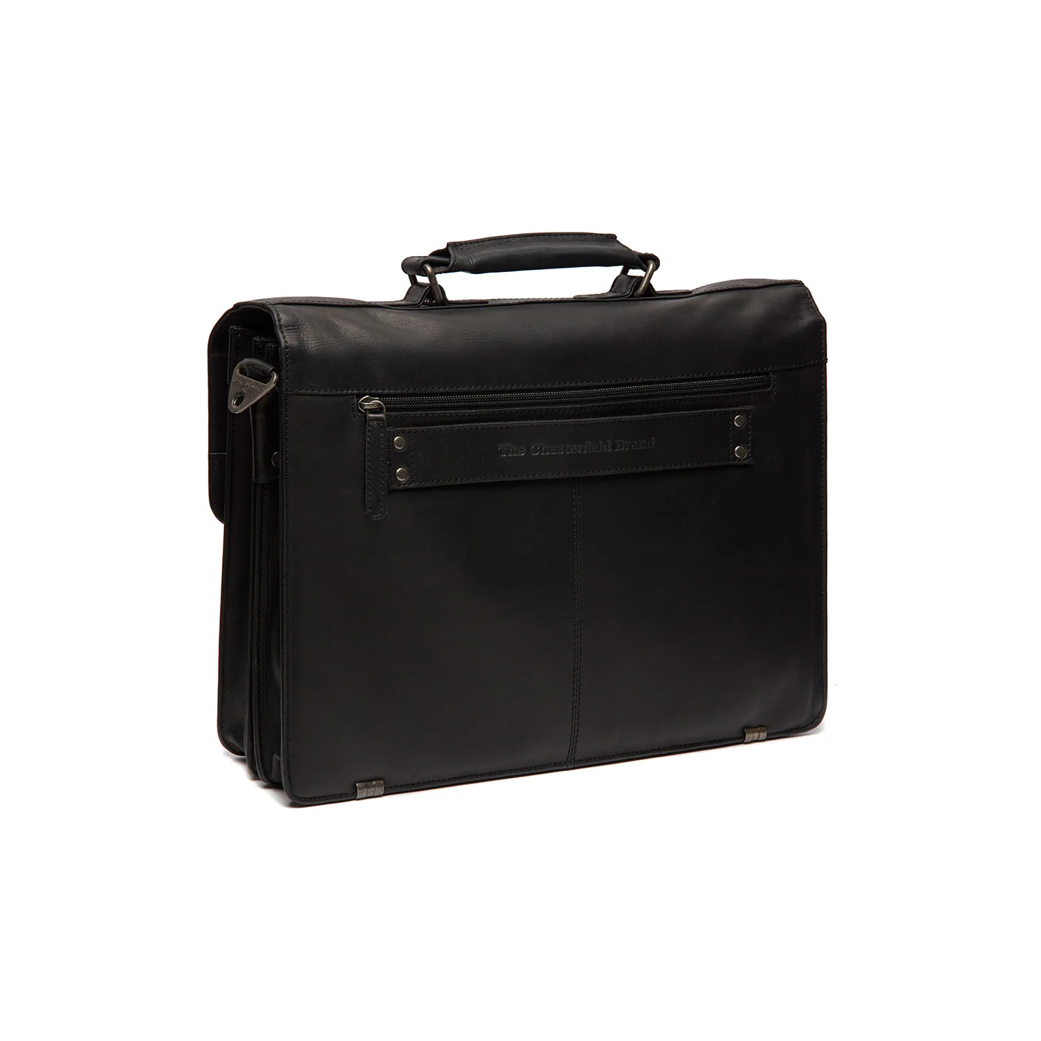 Leather Briefcase Black Springfield - Image 7