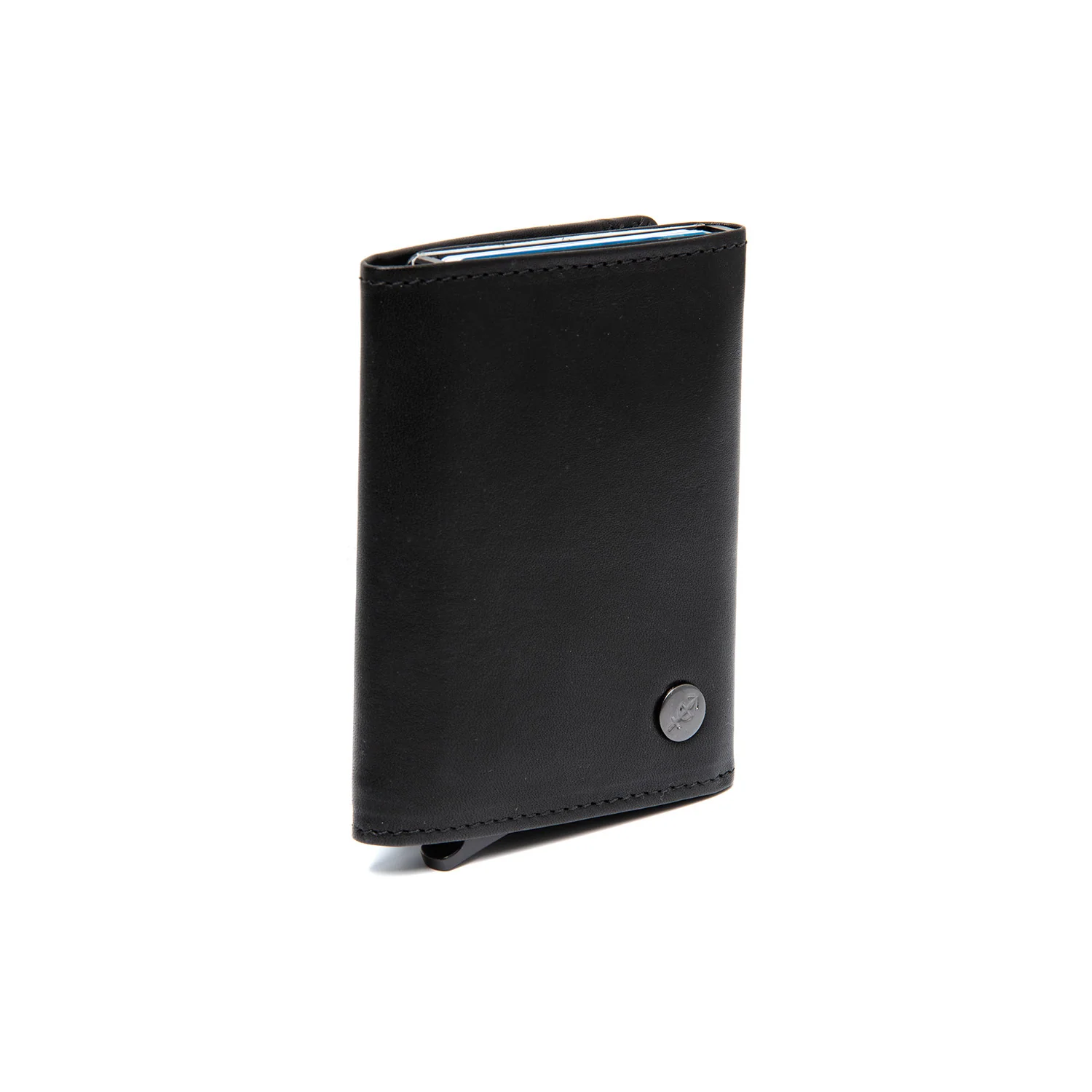 Leather Card Holder Black Gabriela - Image 7