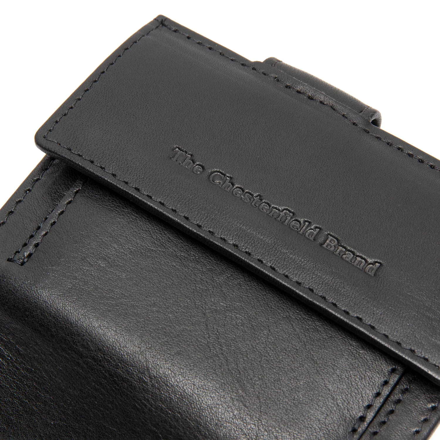 Leather Card Holder Black Varrano - Image 6