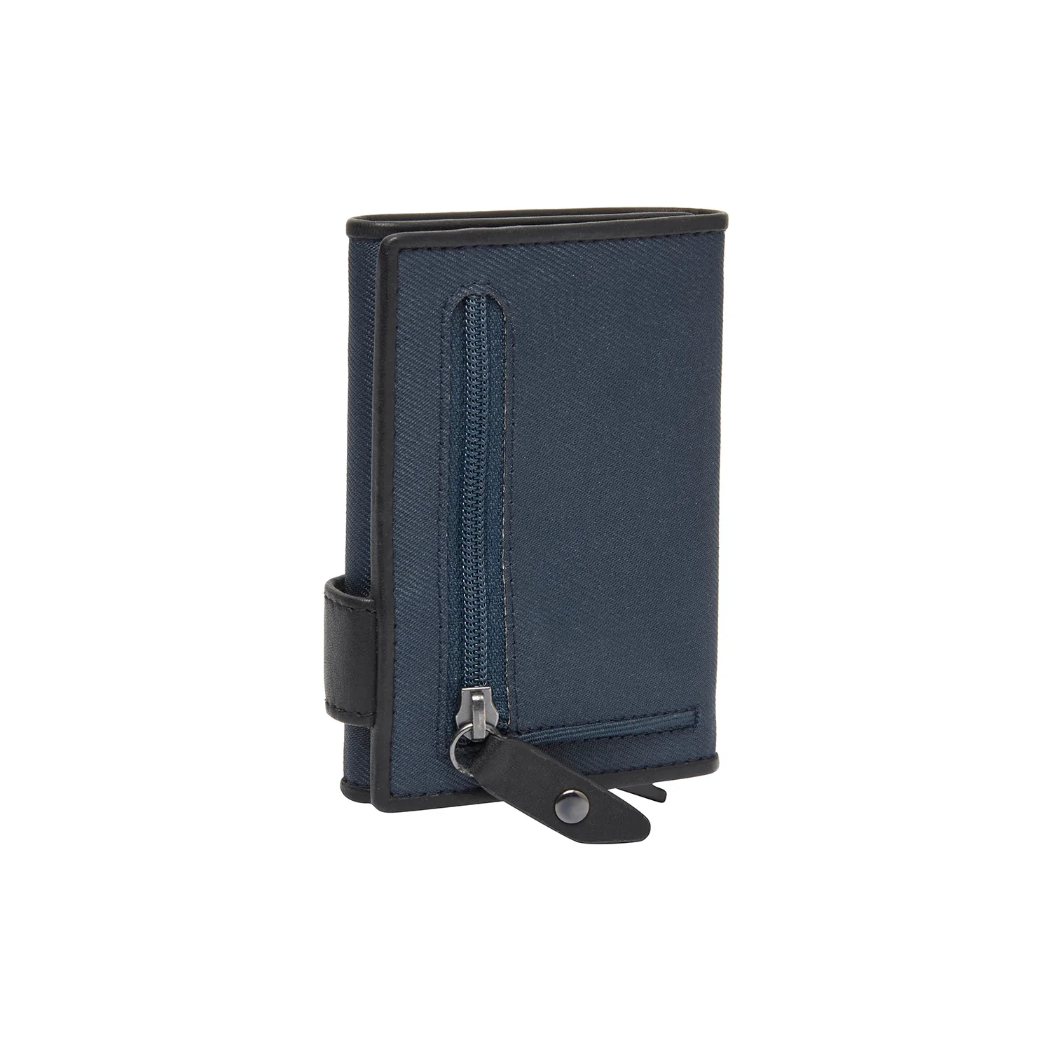 Leather Card Holder Navy Delsbo - Image 6