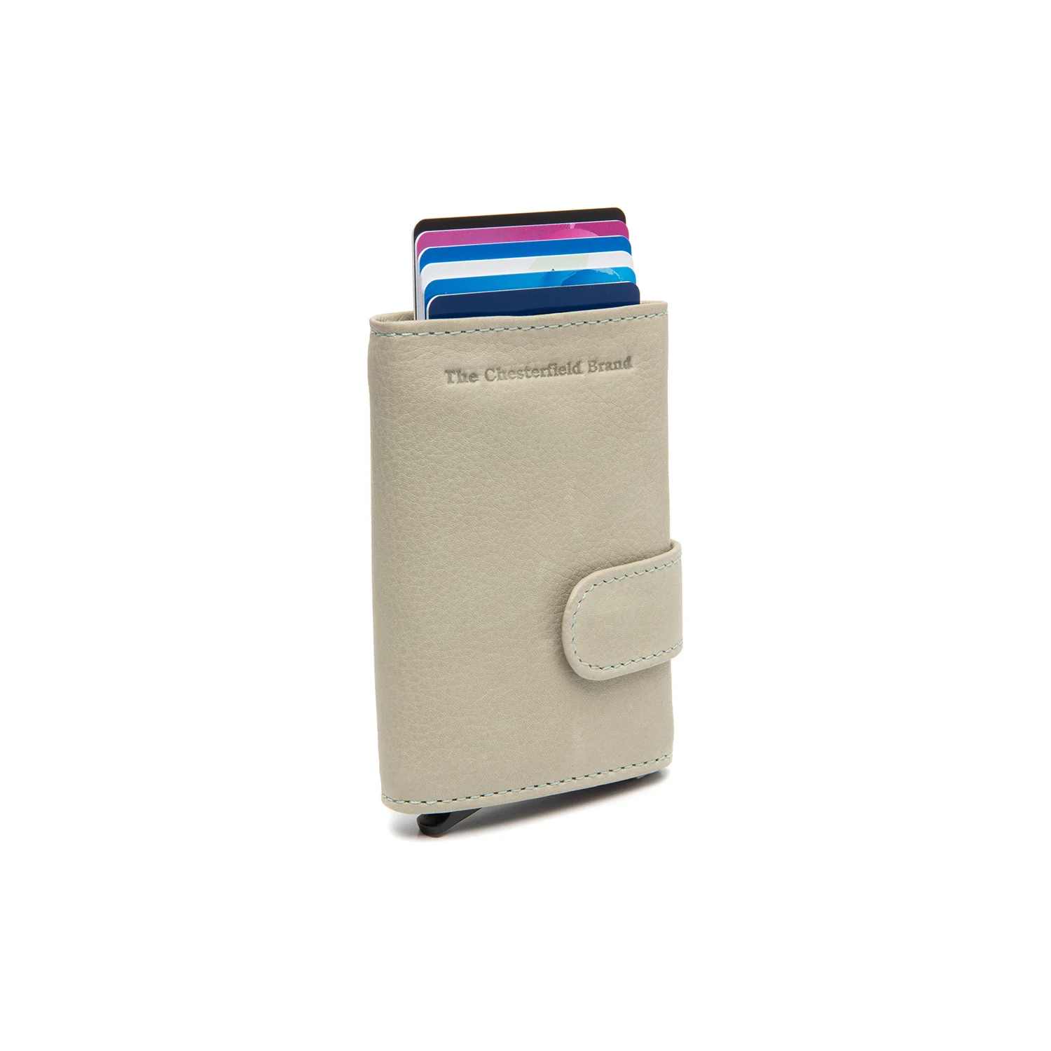 Leather Card Holder Ocean Green Nivala