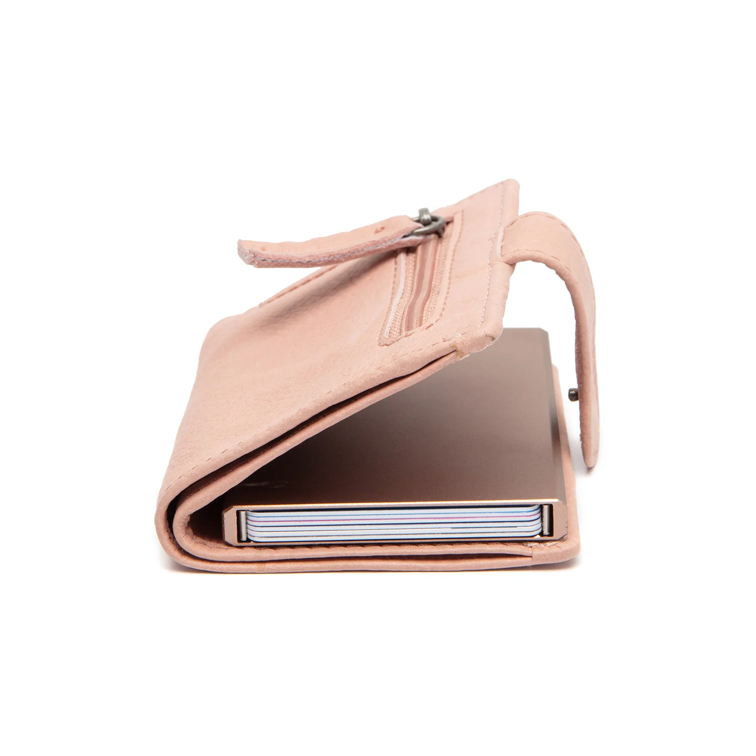 Leather Card Holder Vintage Rose Kaunas - Image 4